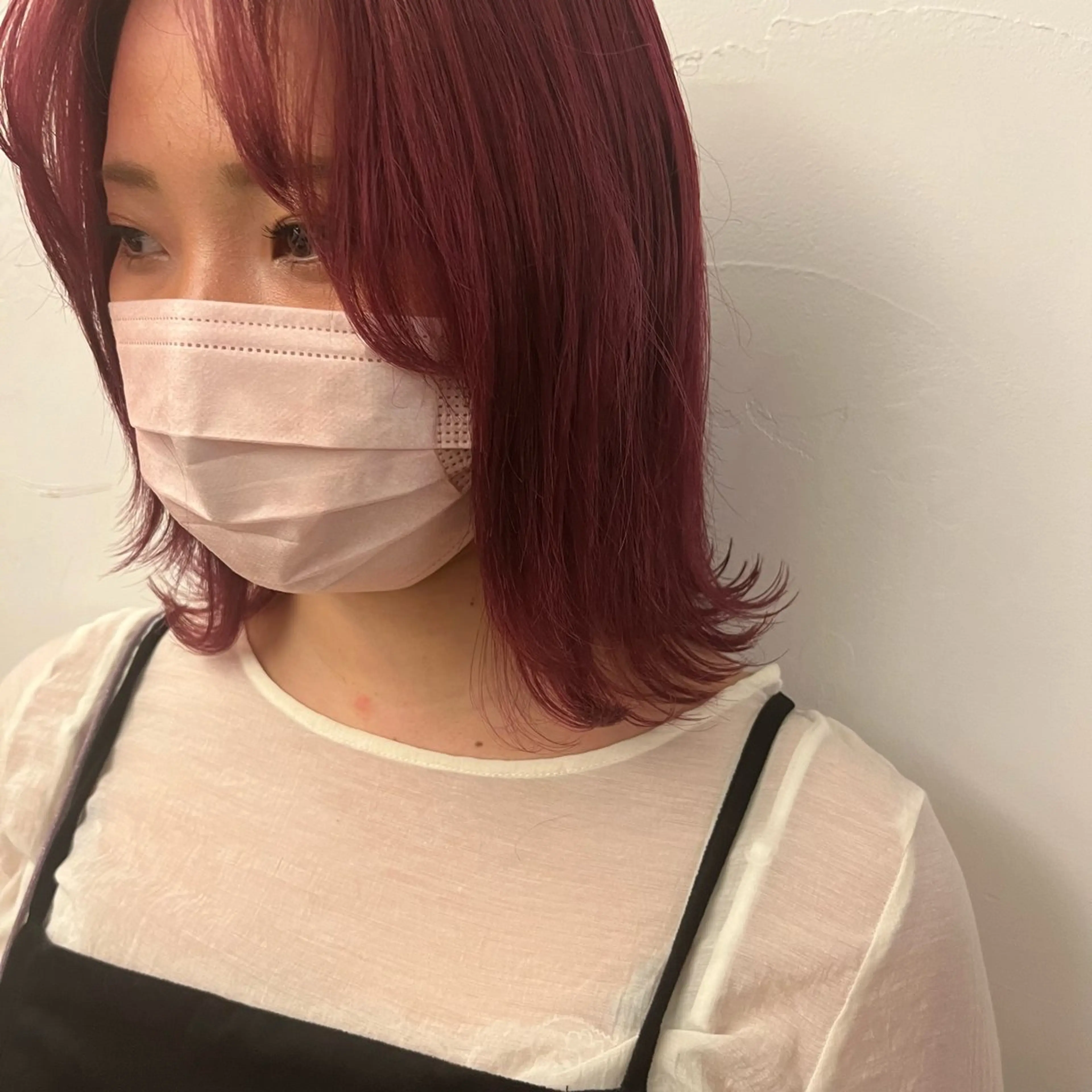 カラー ピンクカラー ヘアカラー NAGON STYLE所属・NAGONSTYLE 田村　莉生のヘアスタイル