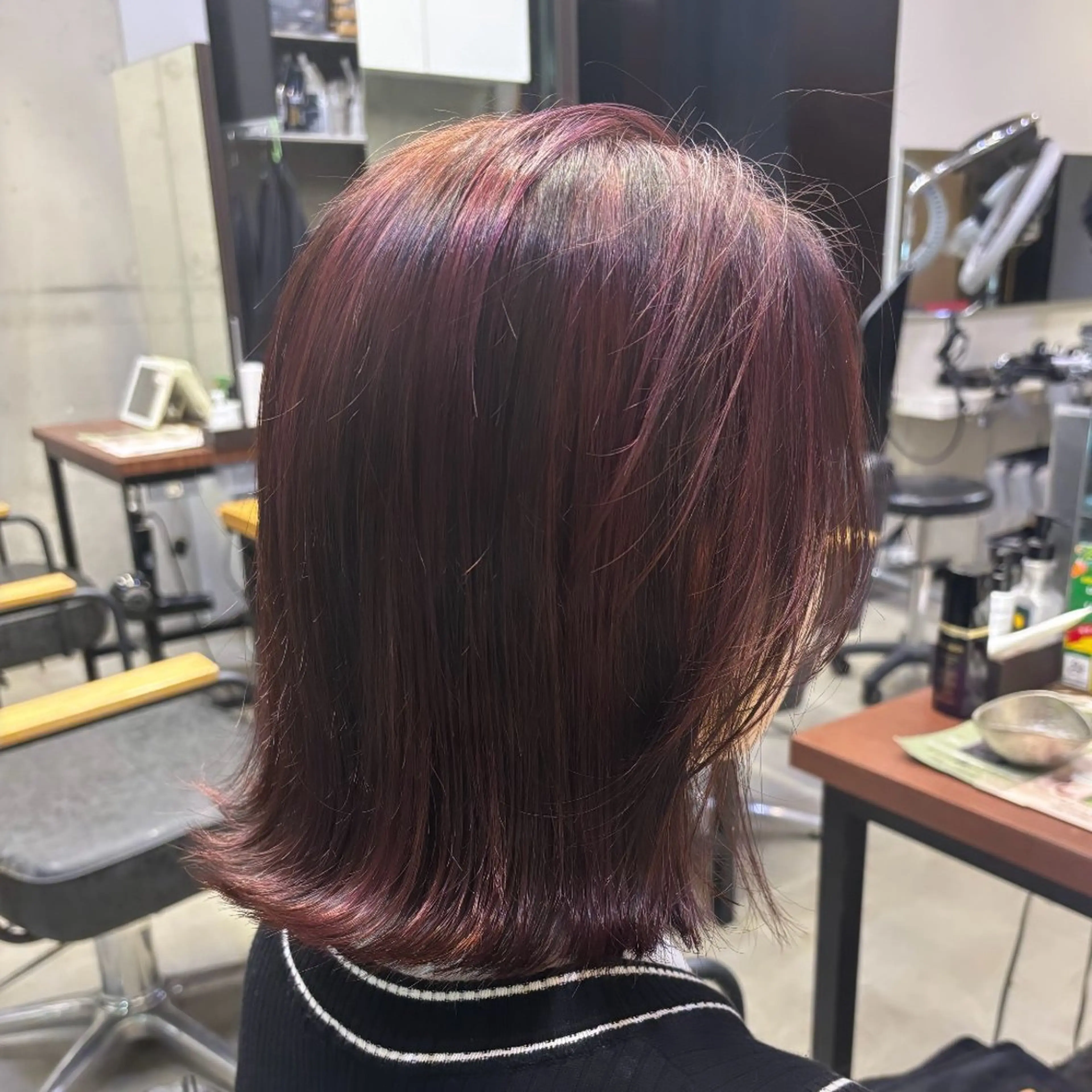 ミディアム ハイライト カットモデル募集！ 遠山麻帆のヘアスタイル