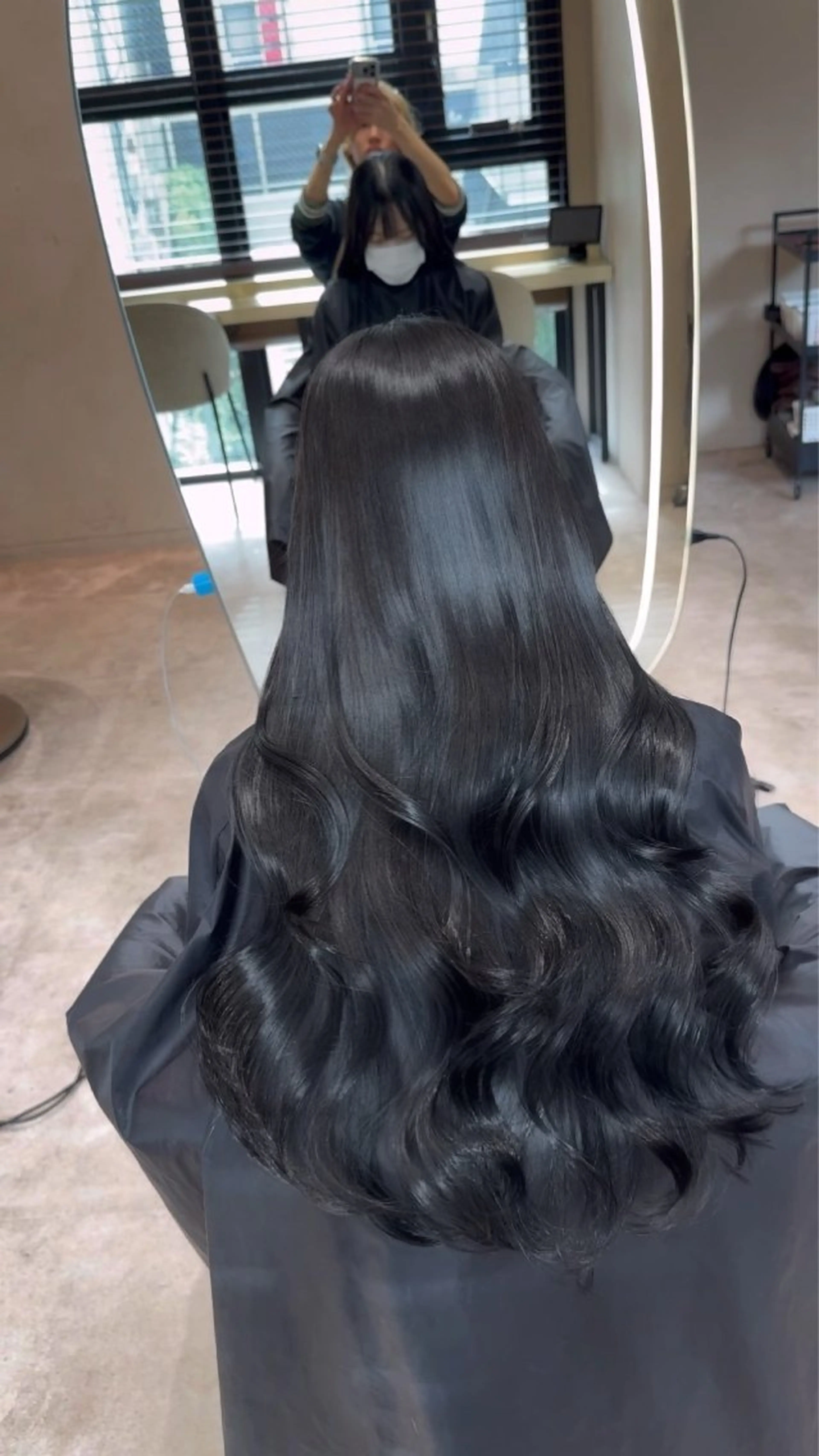 セミロング カット ヘアカラー トリートメント 韓国ヘア/館林美容室 /髪質改善/涼のヘアスタイル