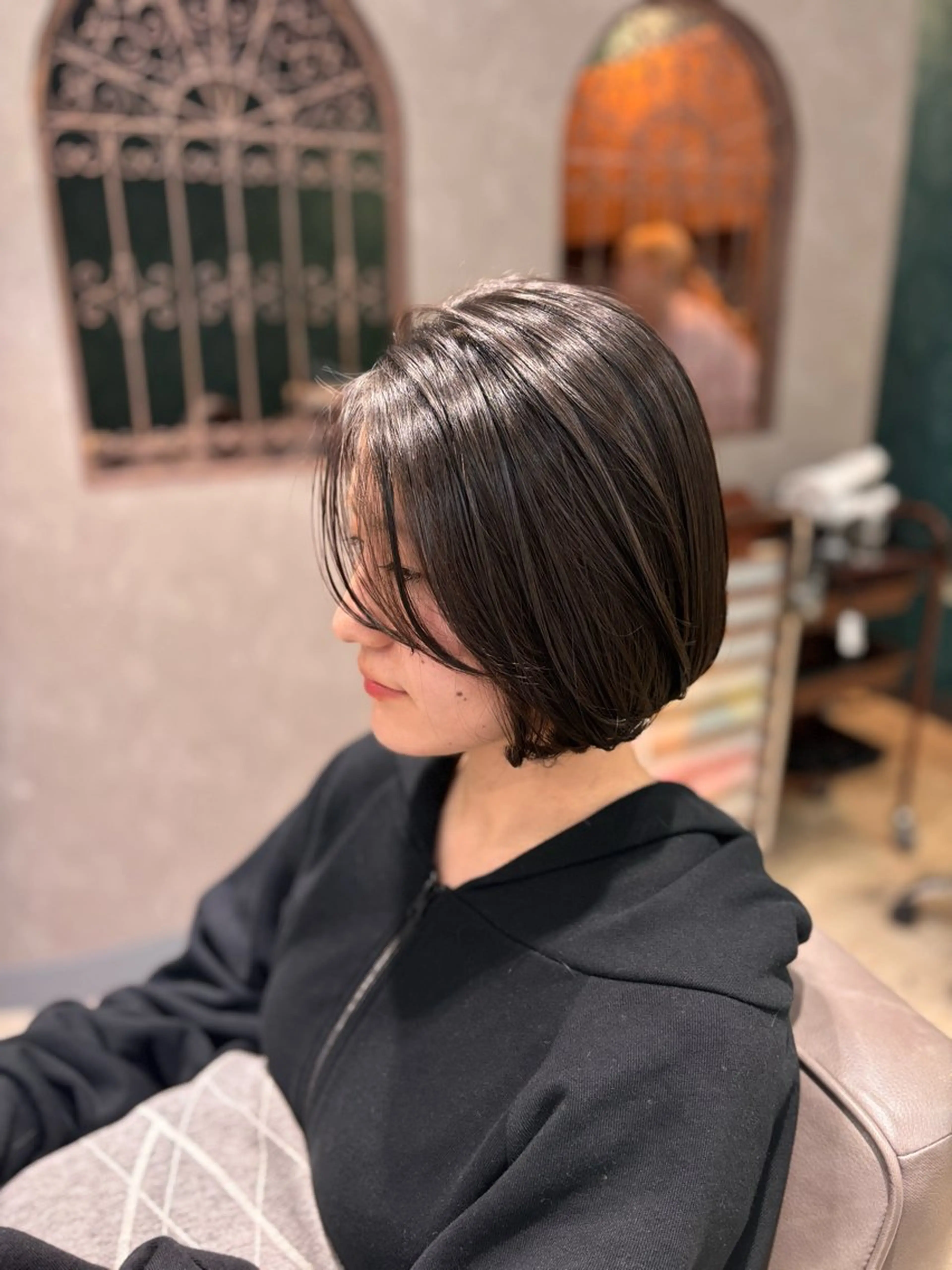 ショート 🌱なゆみ🌱透明感 /ナチュラル/高宮のヘアスタイル