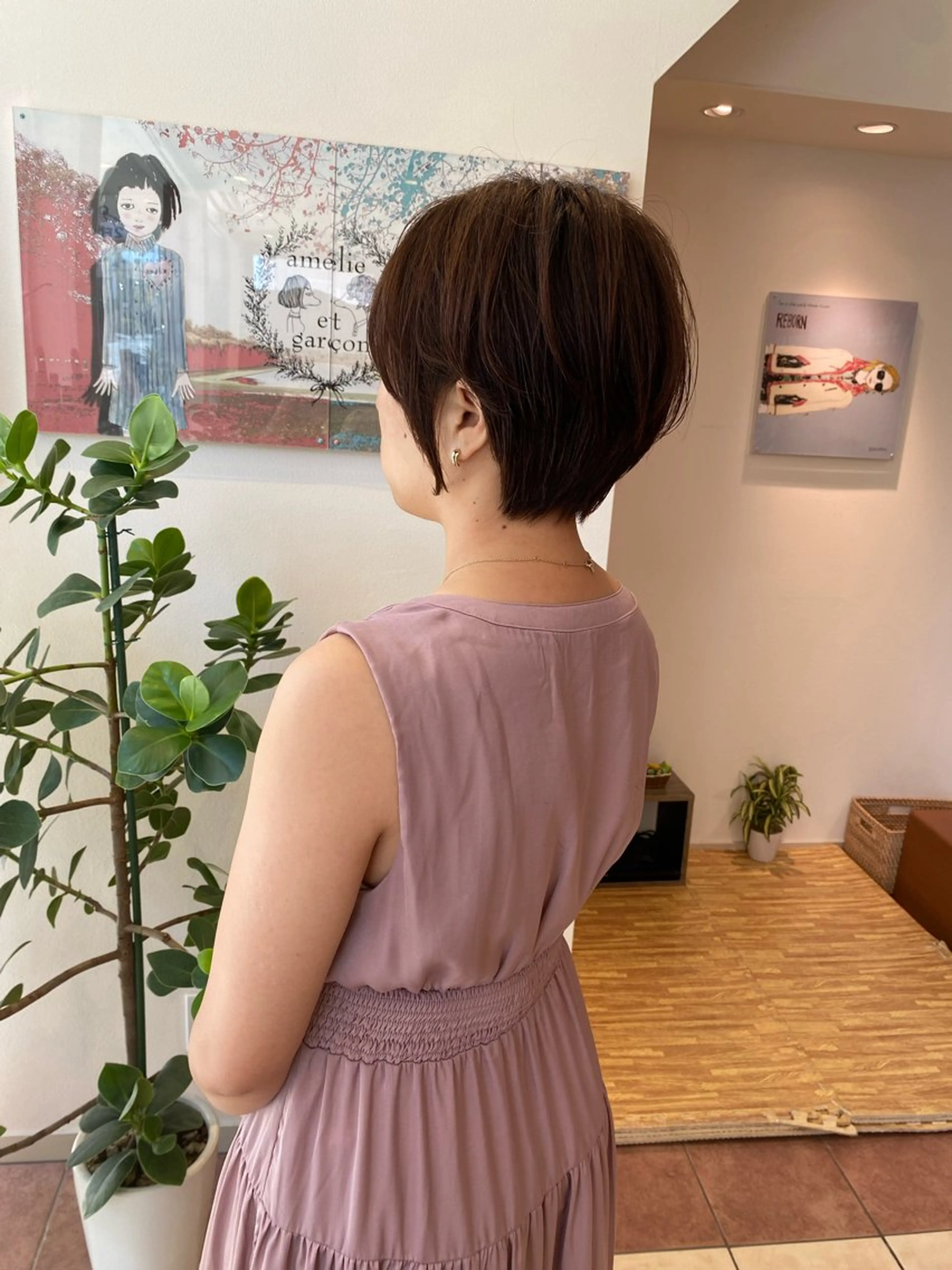 ショート ショートボブ ボブ ショートヘア カット トリートメント さこだ しょうた 【副店長】のヘアスタイル