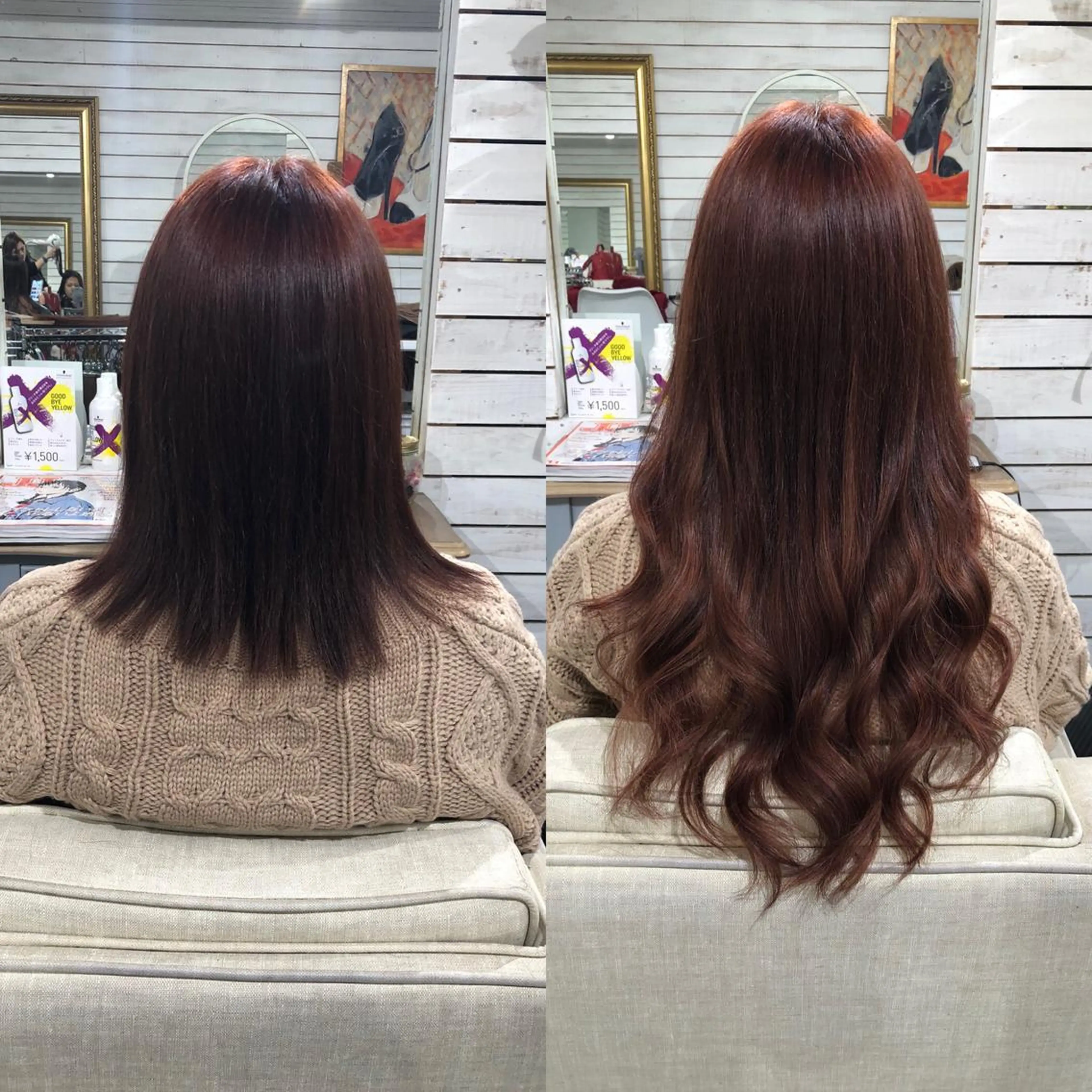 ロング カラー カット エクステ 韓国カラーエクステ 👑代表渡部雅己👑のヘアスタイル