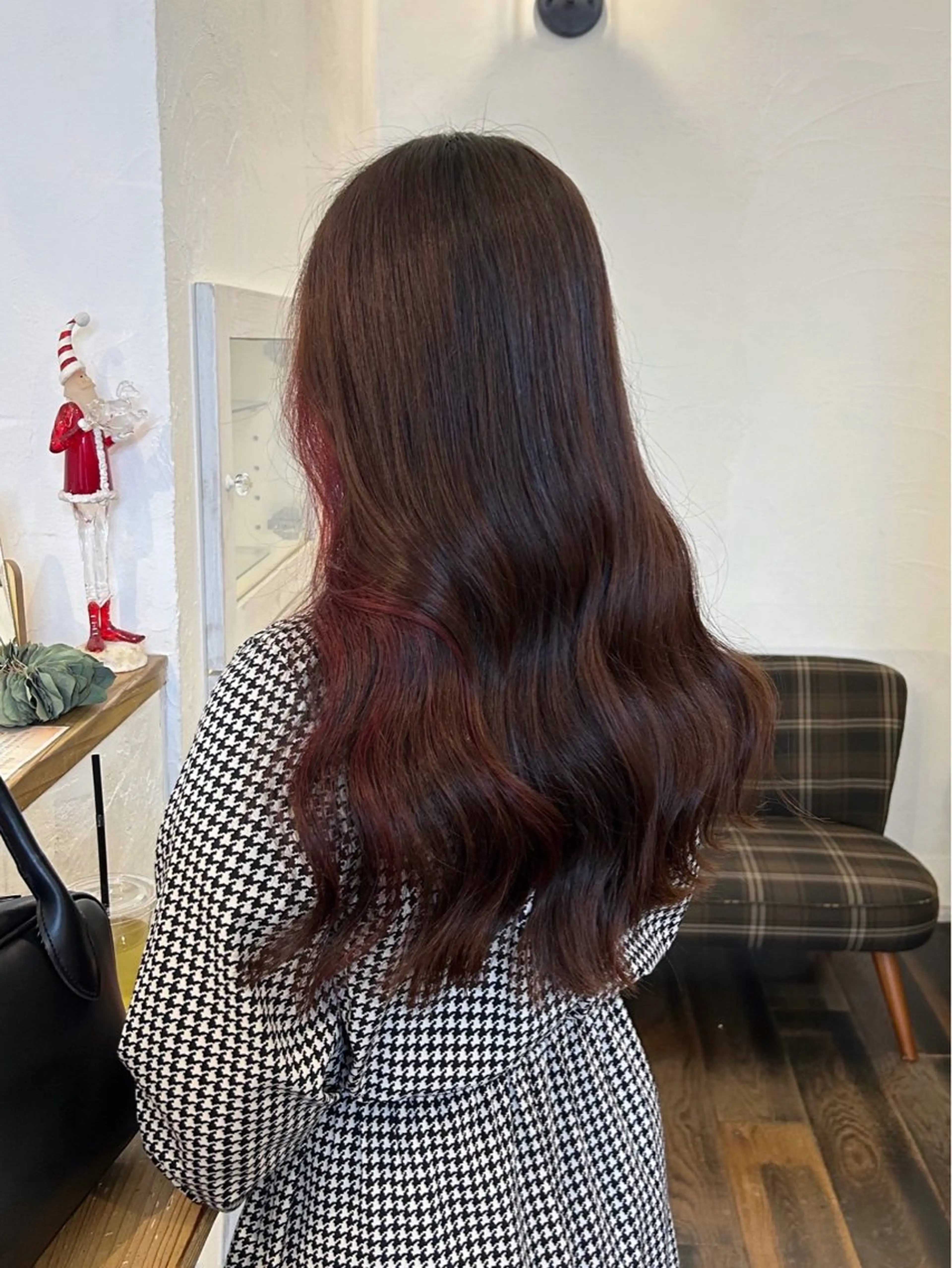 ロング カラー インナーカラー 水谷 優華のヘアスタイル