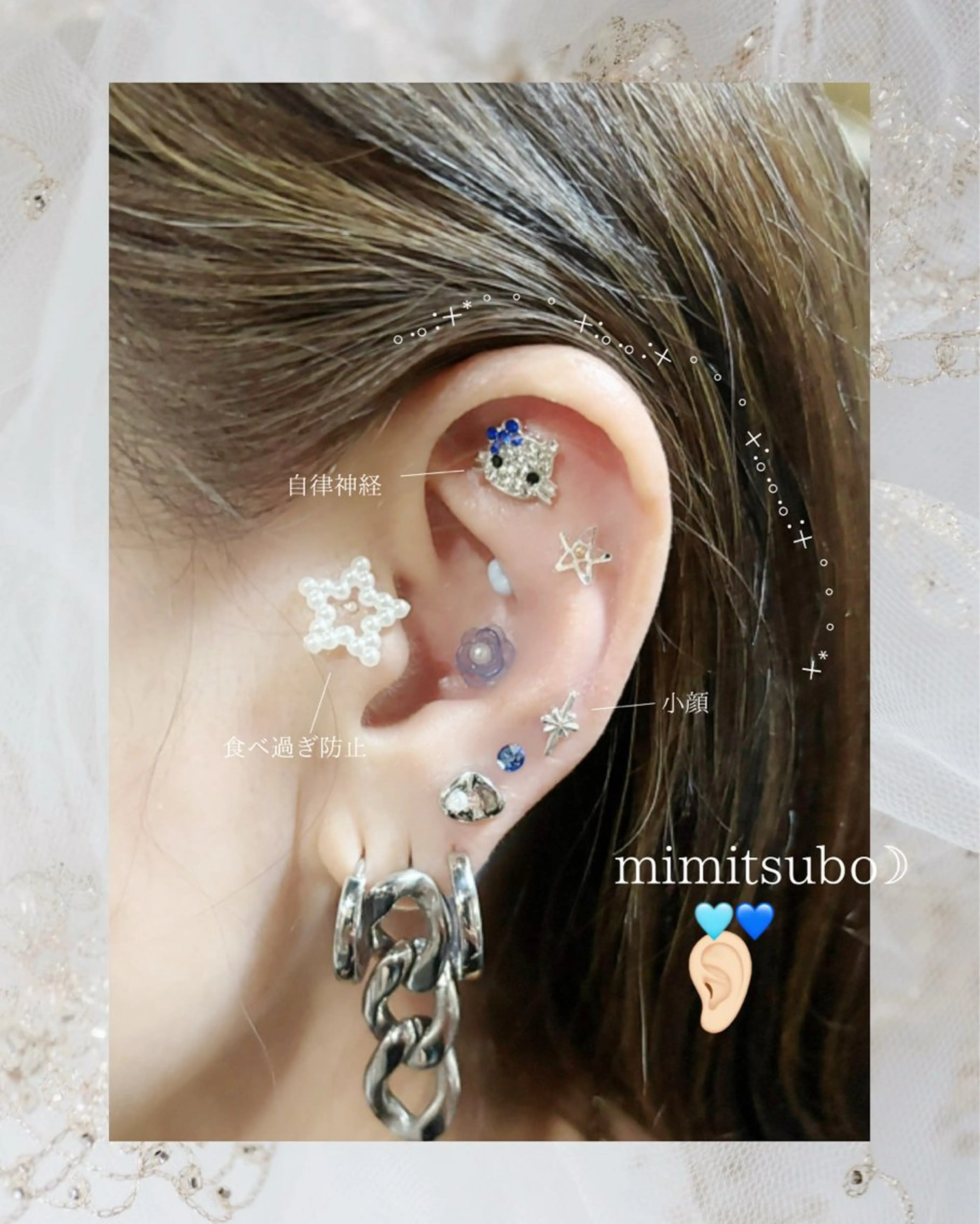メンズ キッズ 耳つぼジュエリー🌙 Moon*のエステ・リラクイメージ