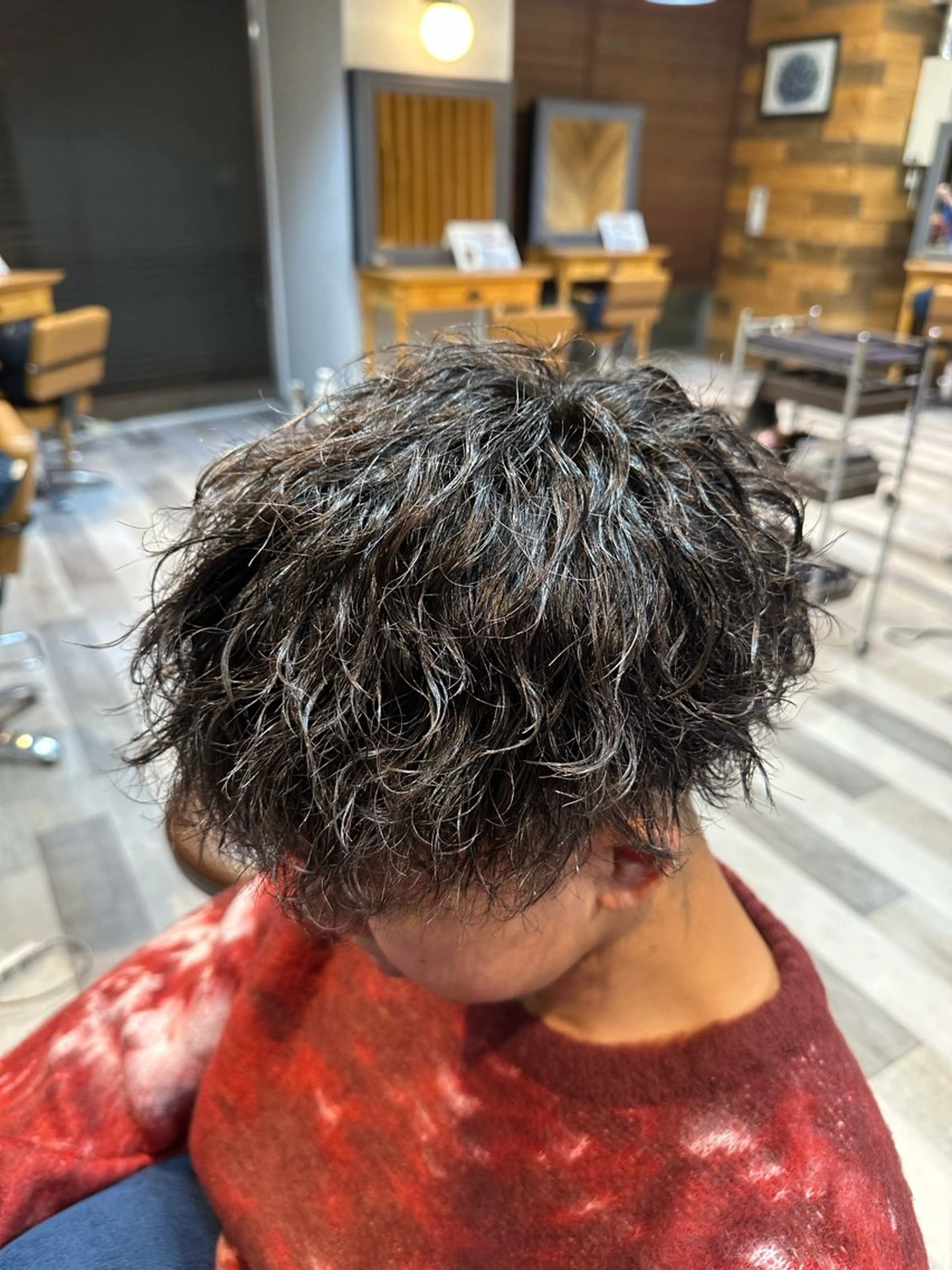 パーマ メンズ 和田 直也のヘアスタイル