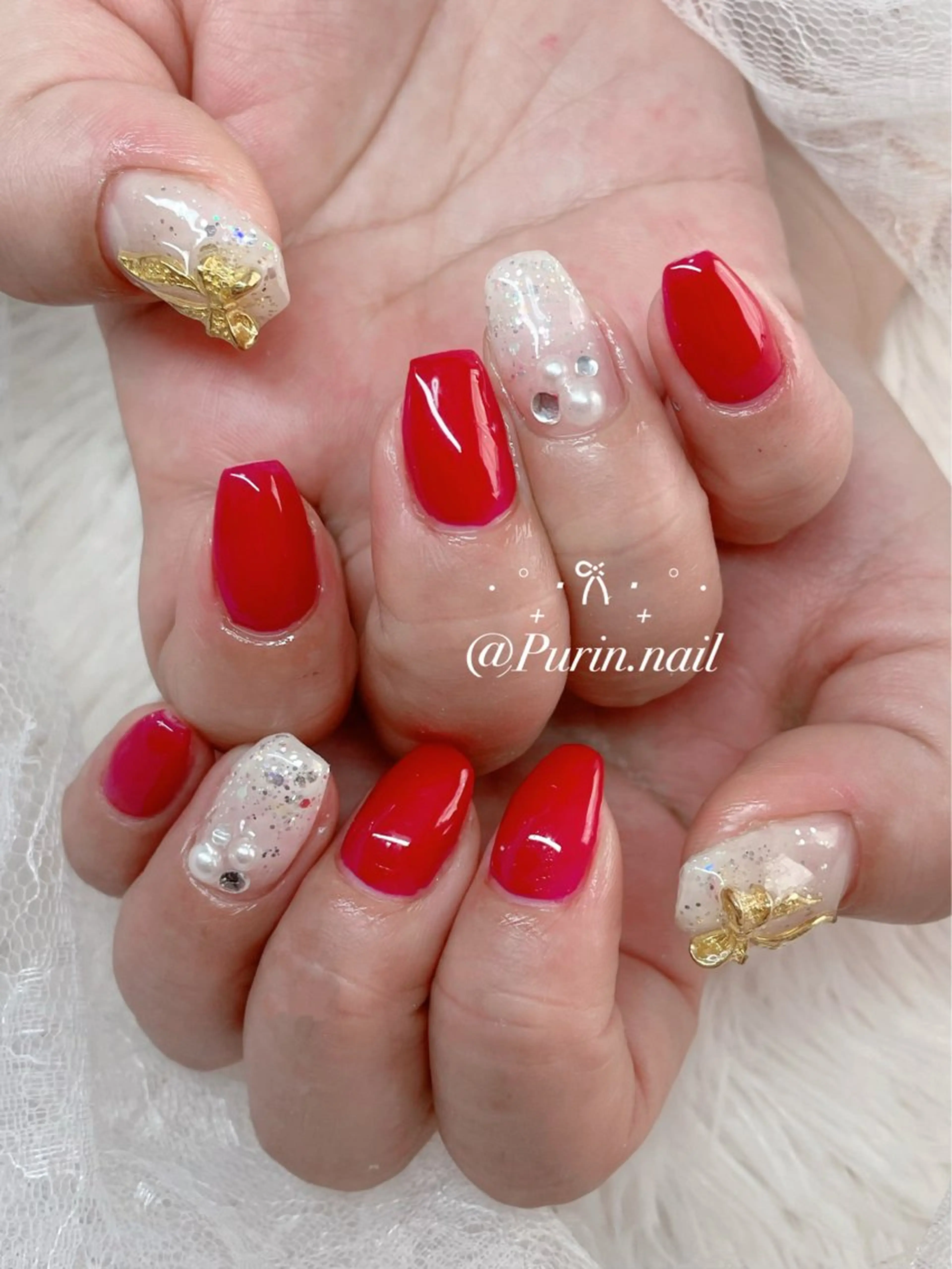 ネイル ハンドネイル Nails by Purin🍮のネイルデザイン