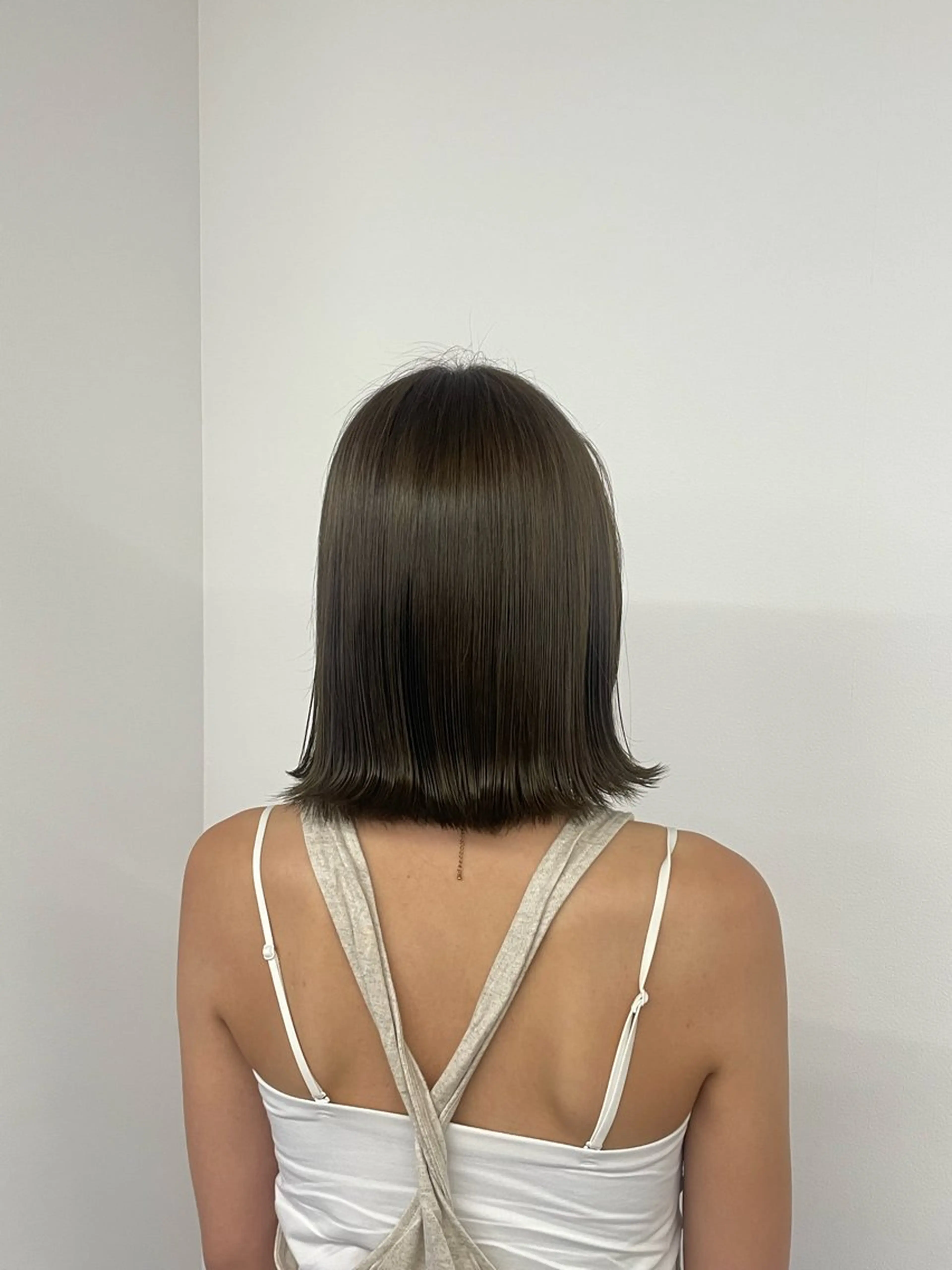 カラー アッシュ 透明感カラー カラーモデル募集/ 森本明花のヘアスタイル