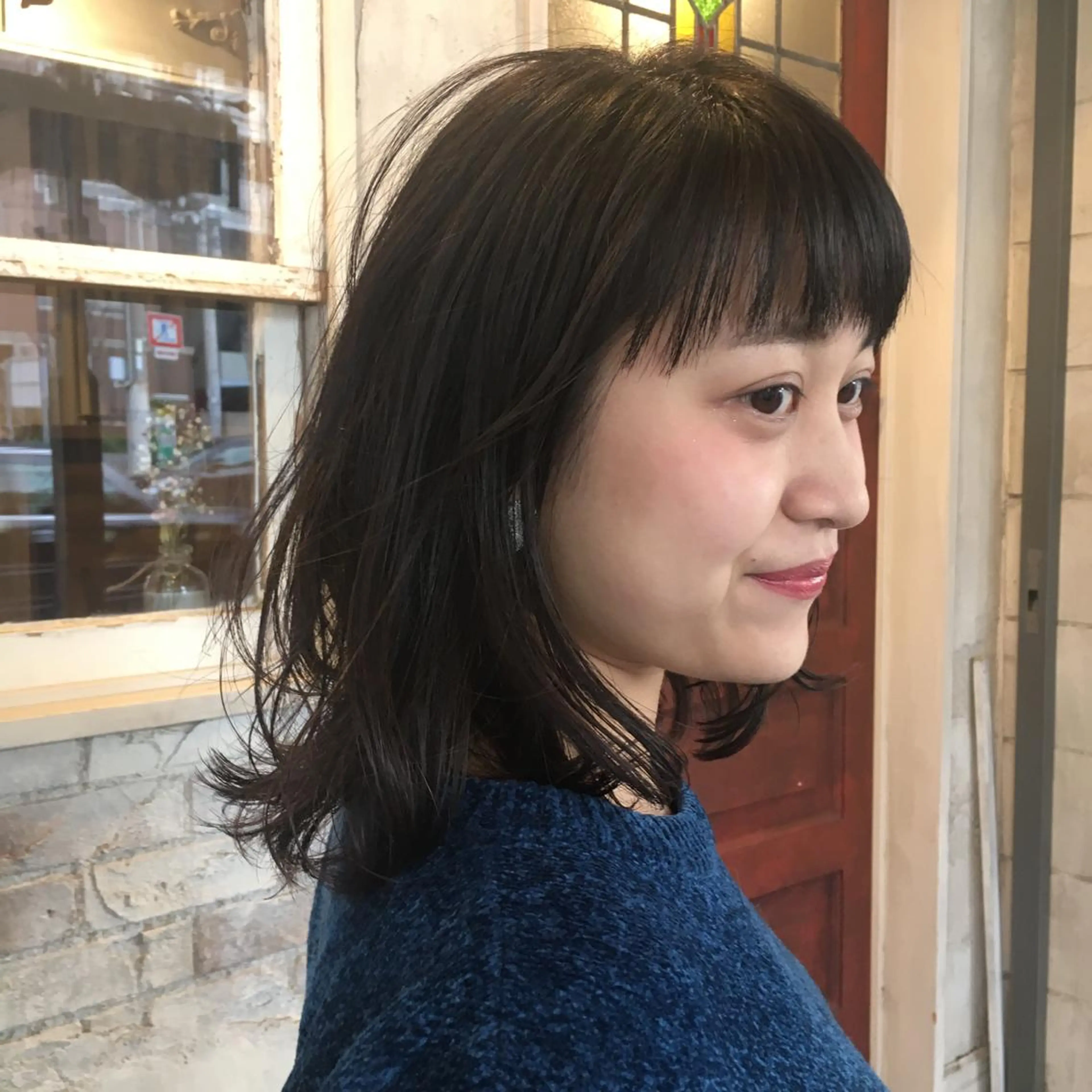 ミディアム パーマ ミディアムパーマ KAIBORI ASUKAのヘアスタイル