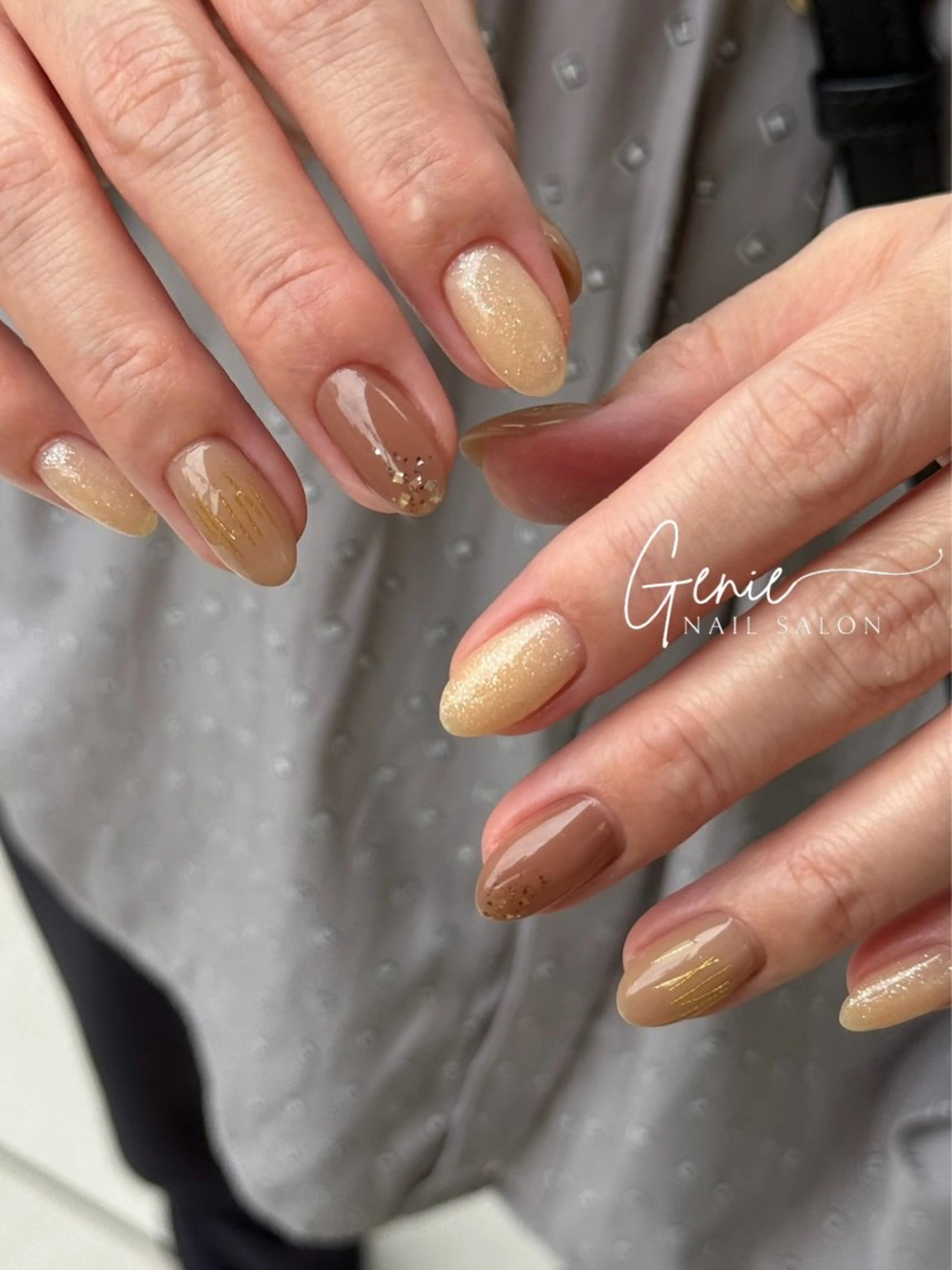 ネイル ニュアンスネイル ハンドネイル Nail salon Genieのネイルデザイン