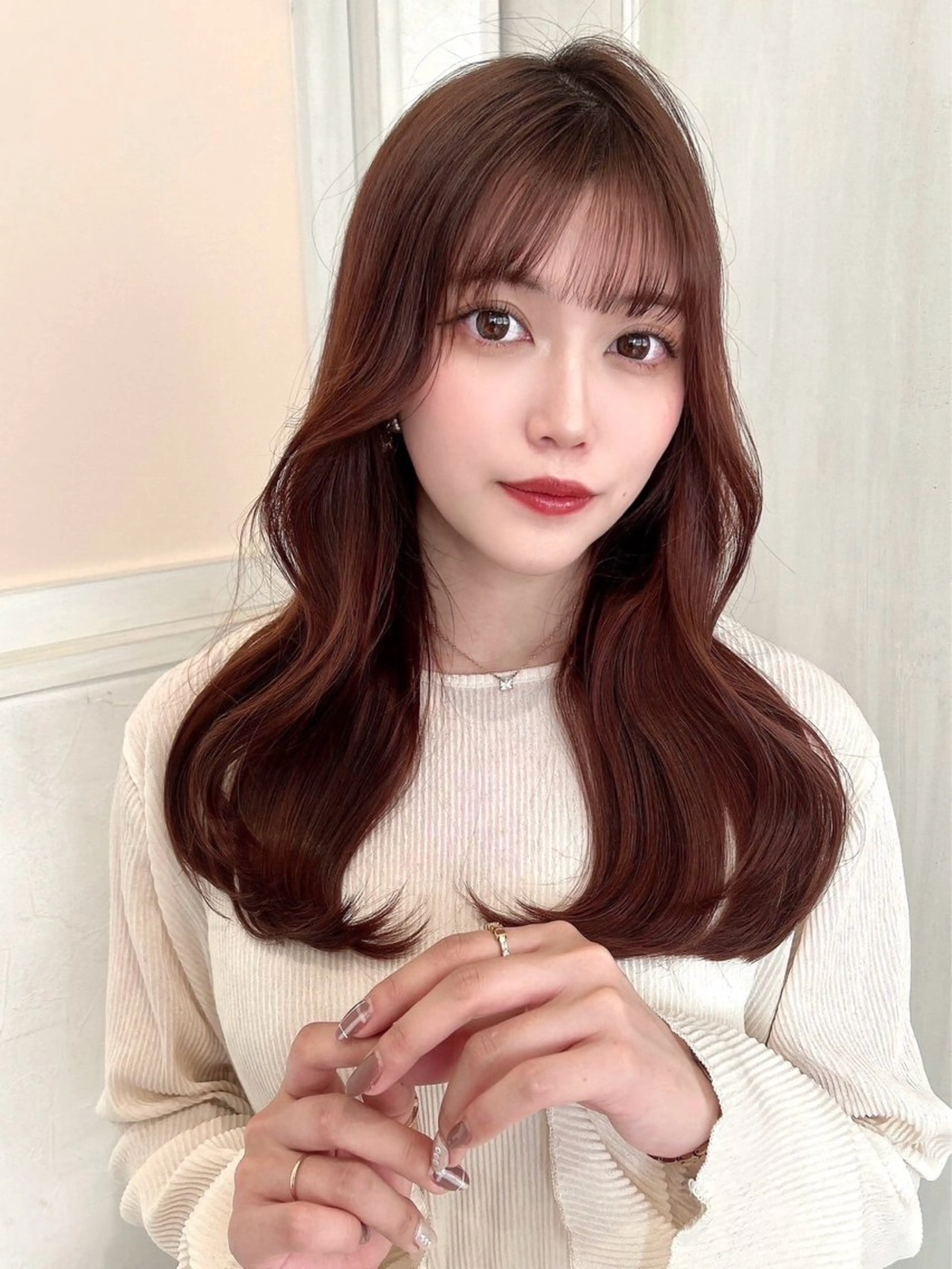 ロング カラー ヘアアレンジ トリートメント 透明感カラー ai🫧🪞のヘアスタイル