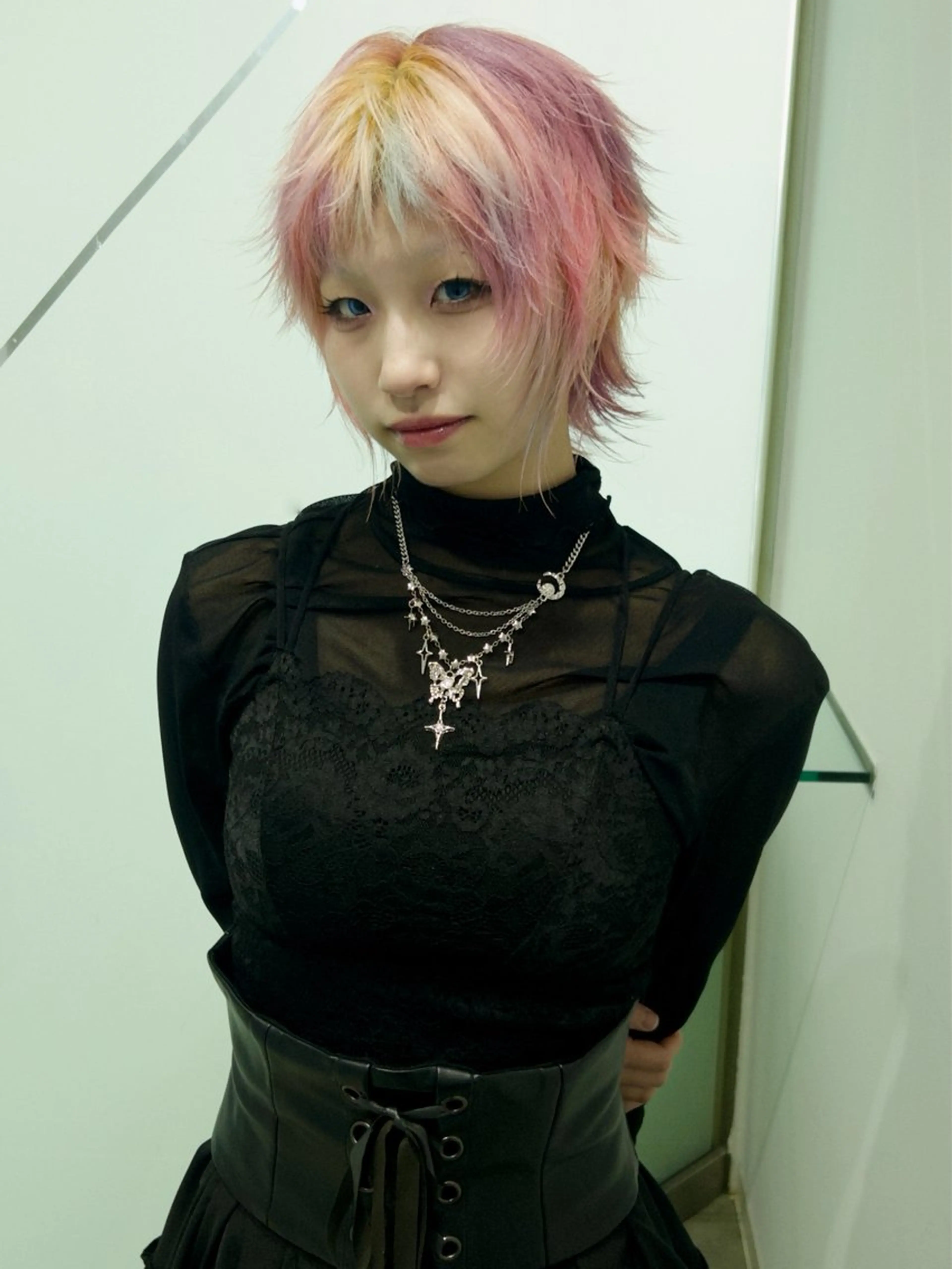 ショート カラー ヘアカラー トリートメント コツ🧚ハイトーン /カラー/名古屋/栄のヘアスタイル