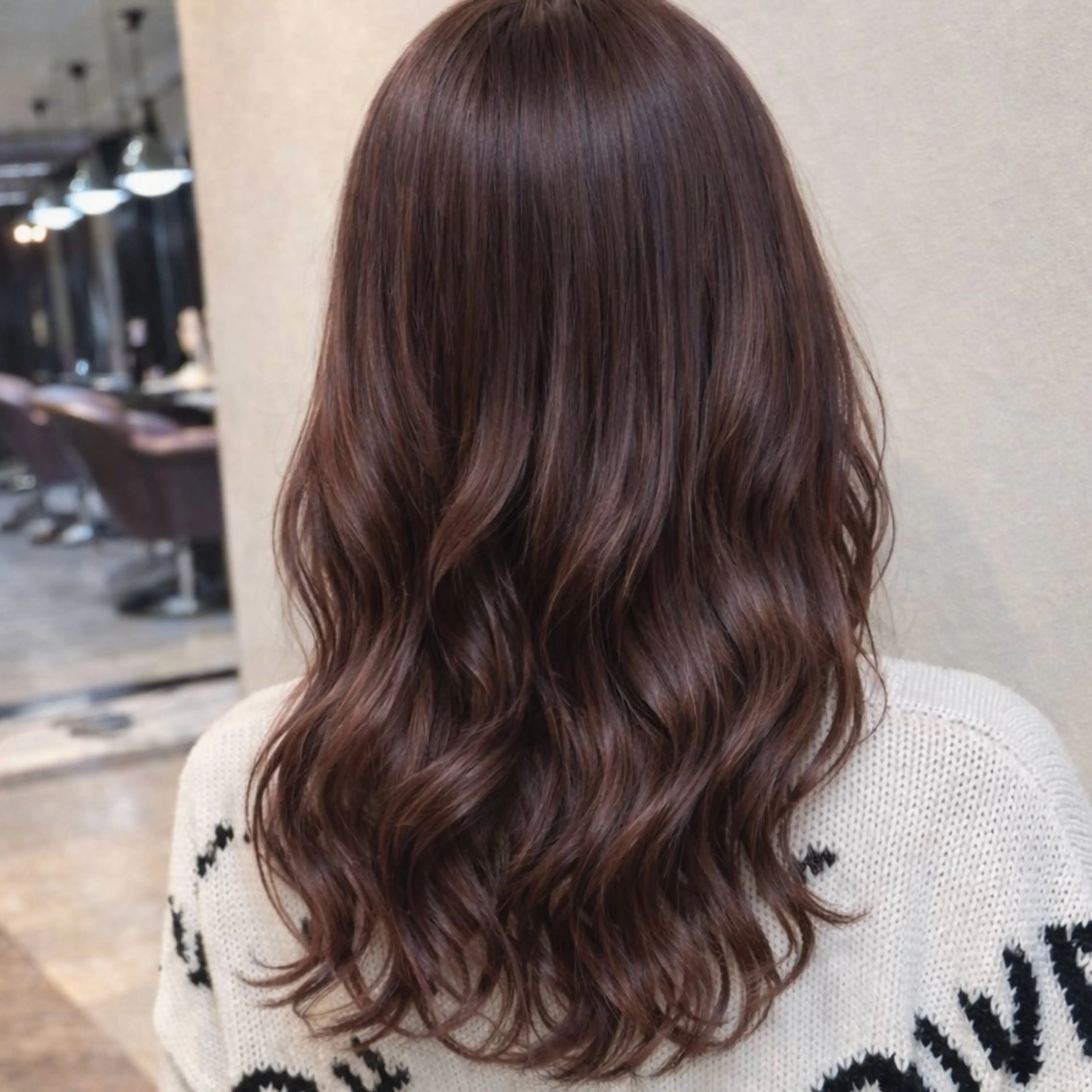 ミディアム ヘアカラー 矢澤涼夏 🎀ツヤ髪のヘアスタイル