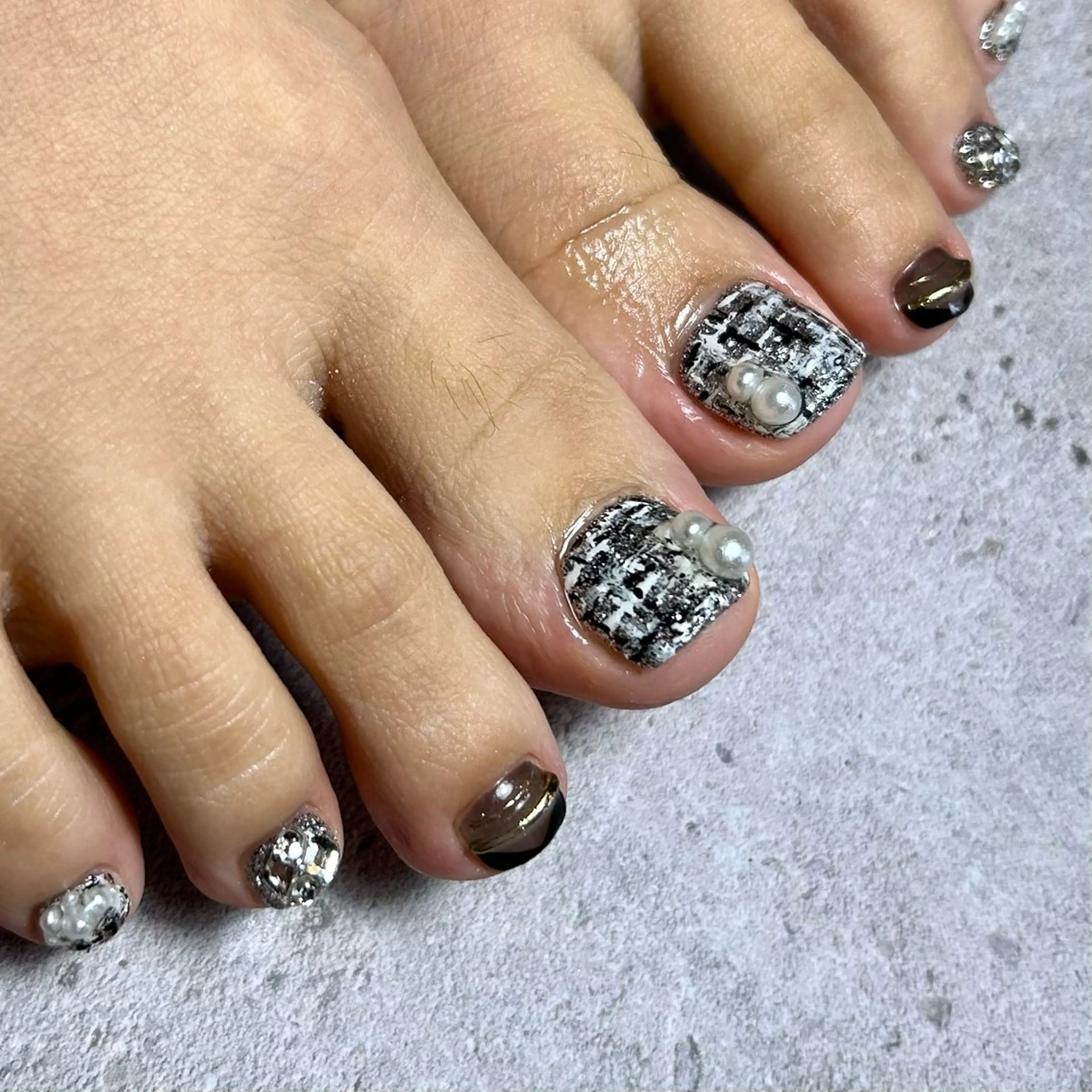 ネイル フットネイル 持ち込み フットネイル Reflection marikoのネイルデザイン