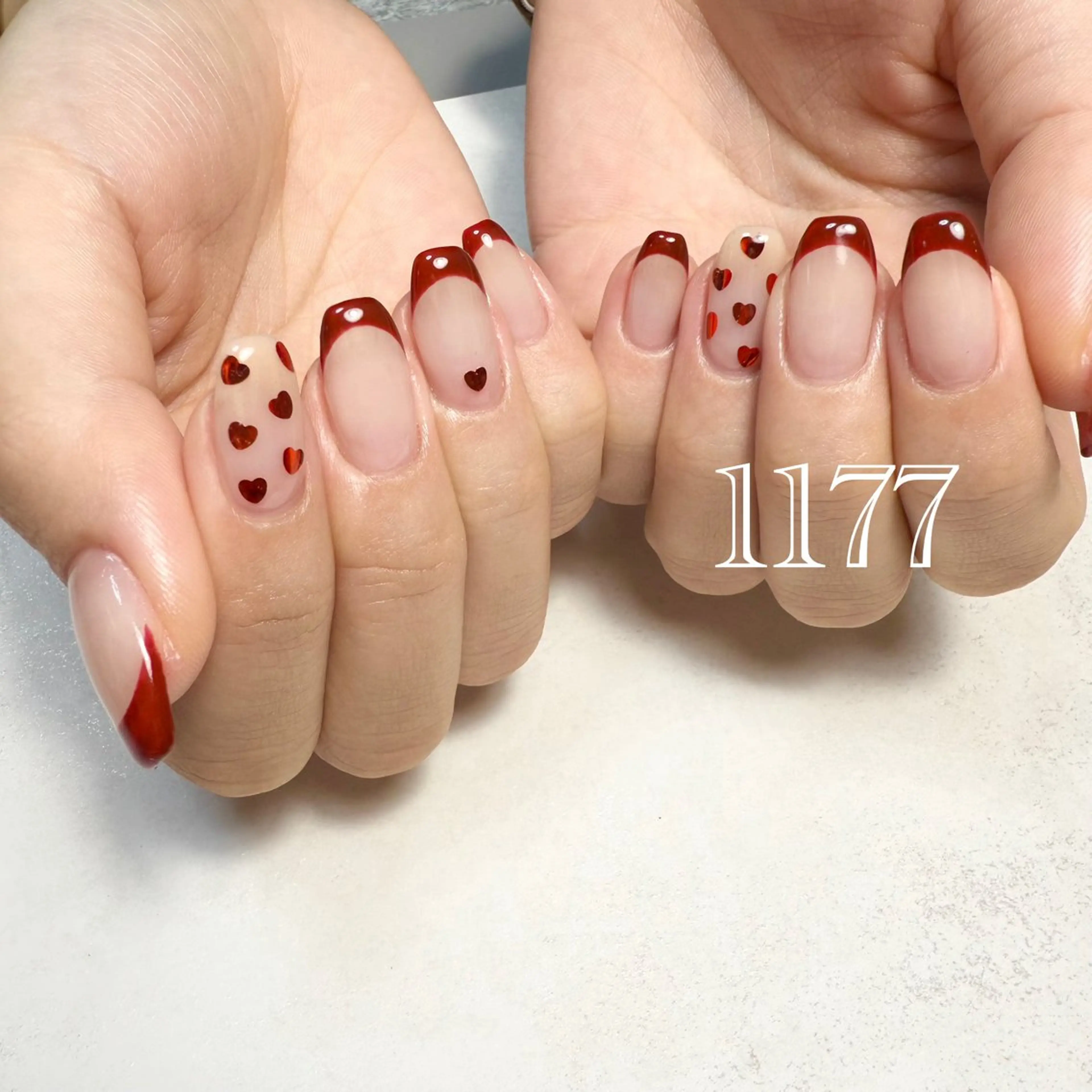 ネイル ハンドネイル nailsalon 1177のネイルデザイン