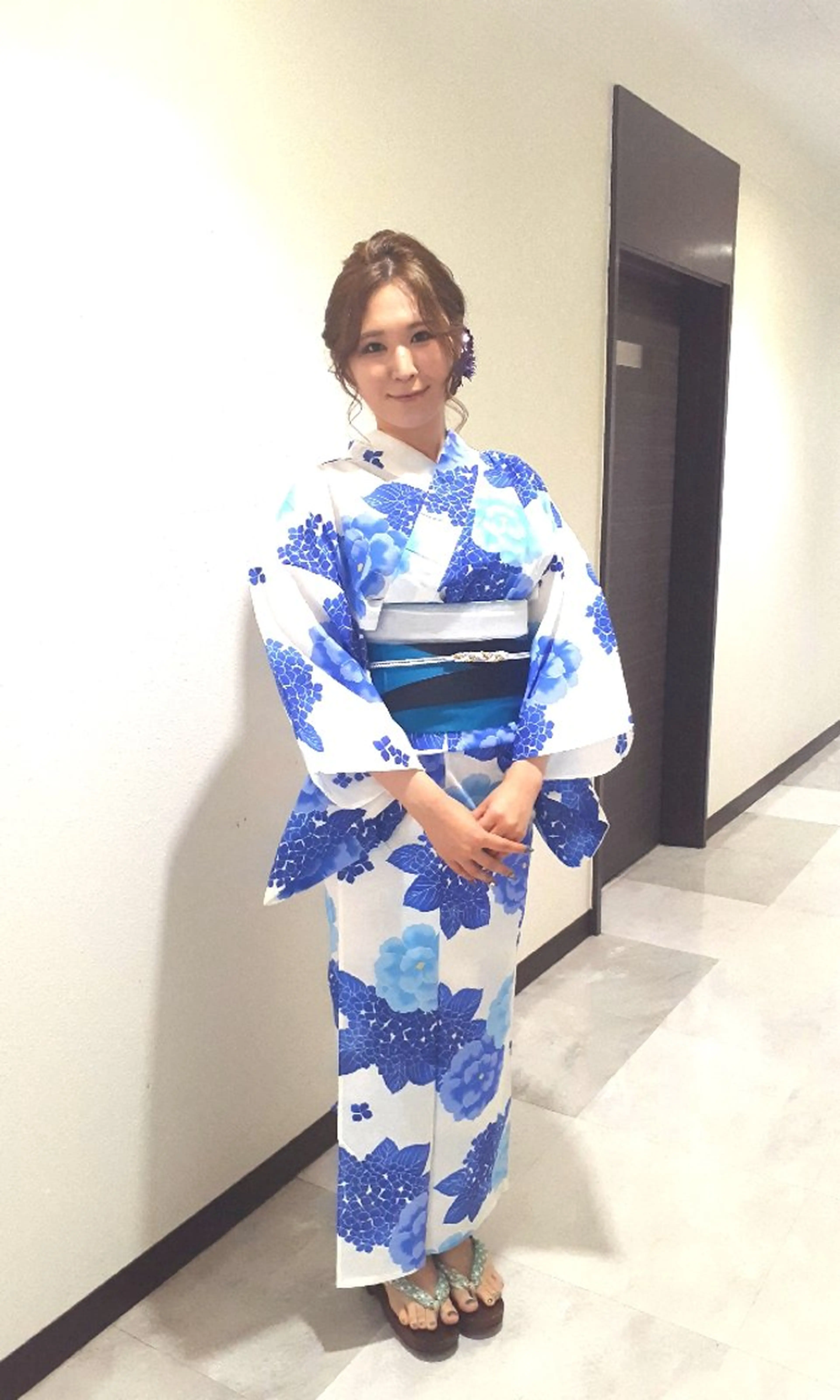 ヘアアレンジ セミロング 着付け Hair&Make  Delight*のヘアスタイル