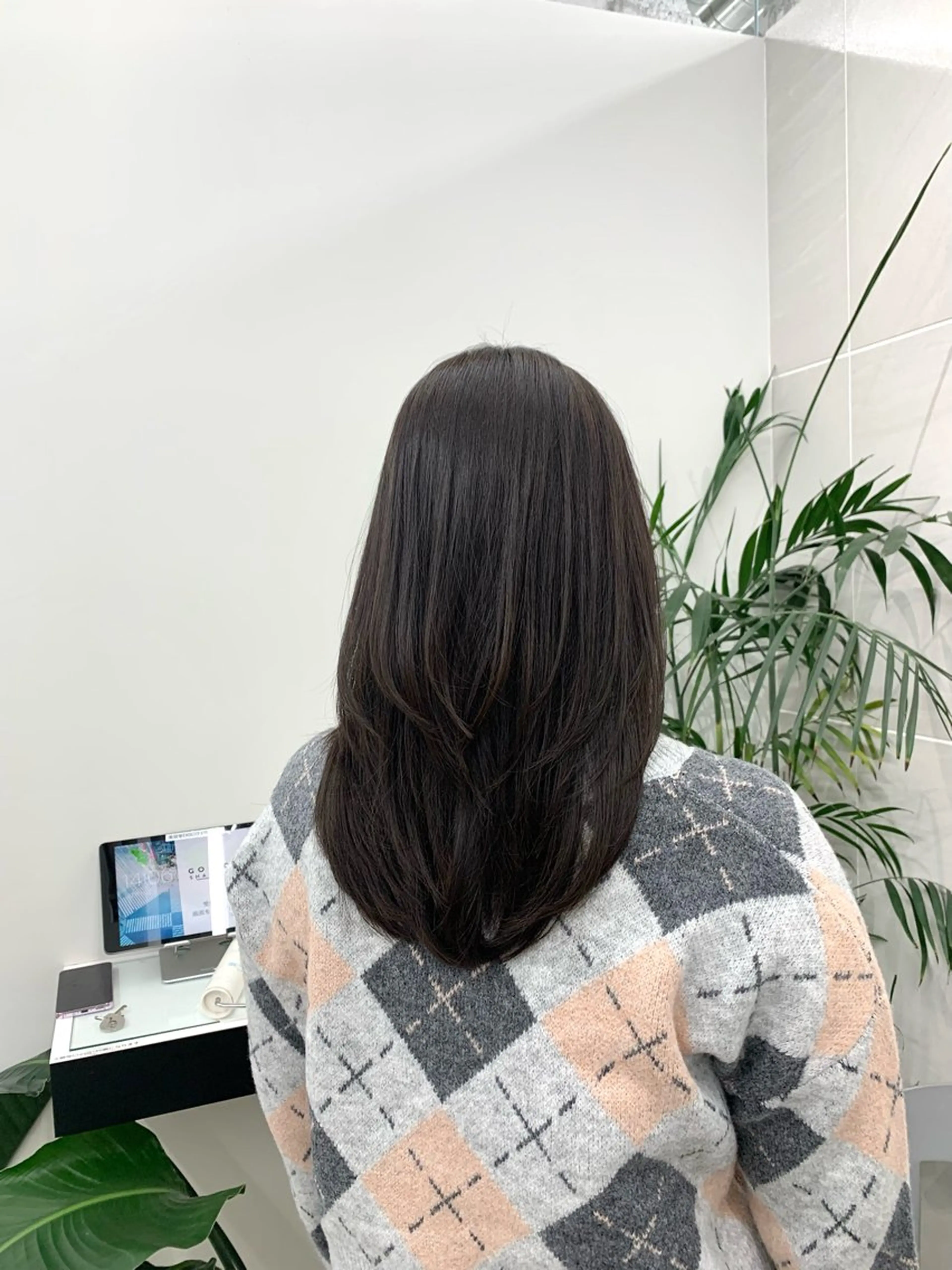 ミディアム カラー グレージュ レイヤーカット カット ヘアカラー ヘッドスパ 本格ヘッドスパ🌿 ×ヘア　佐藤のヘアスタイル