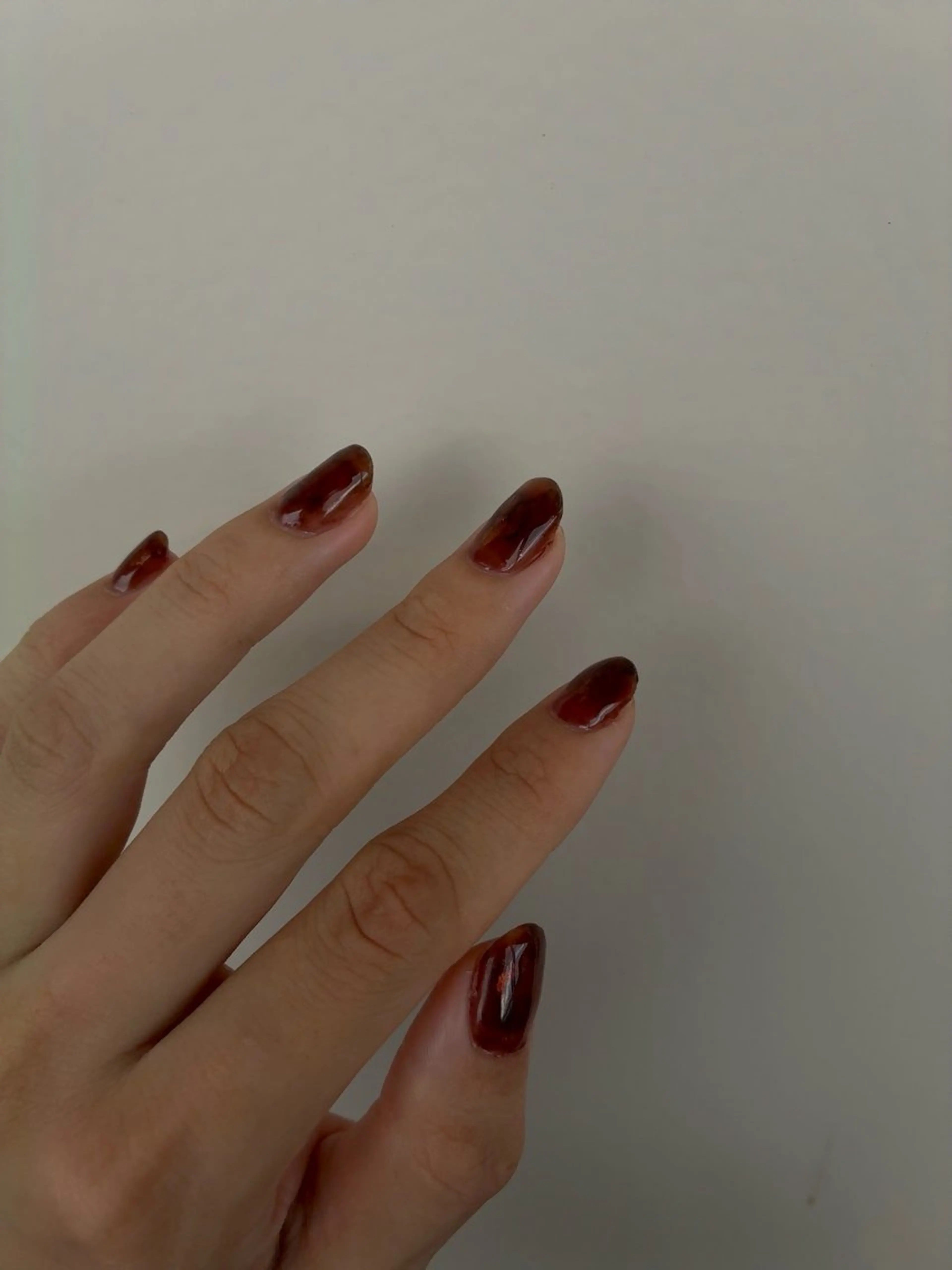 ネイル べっ甲ネイル jete nailのネイルデザイン