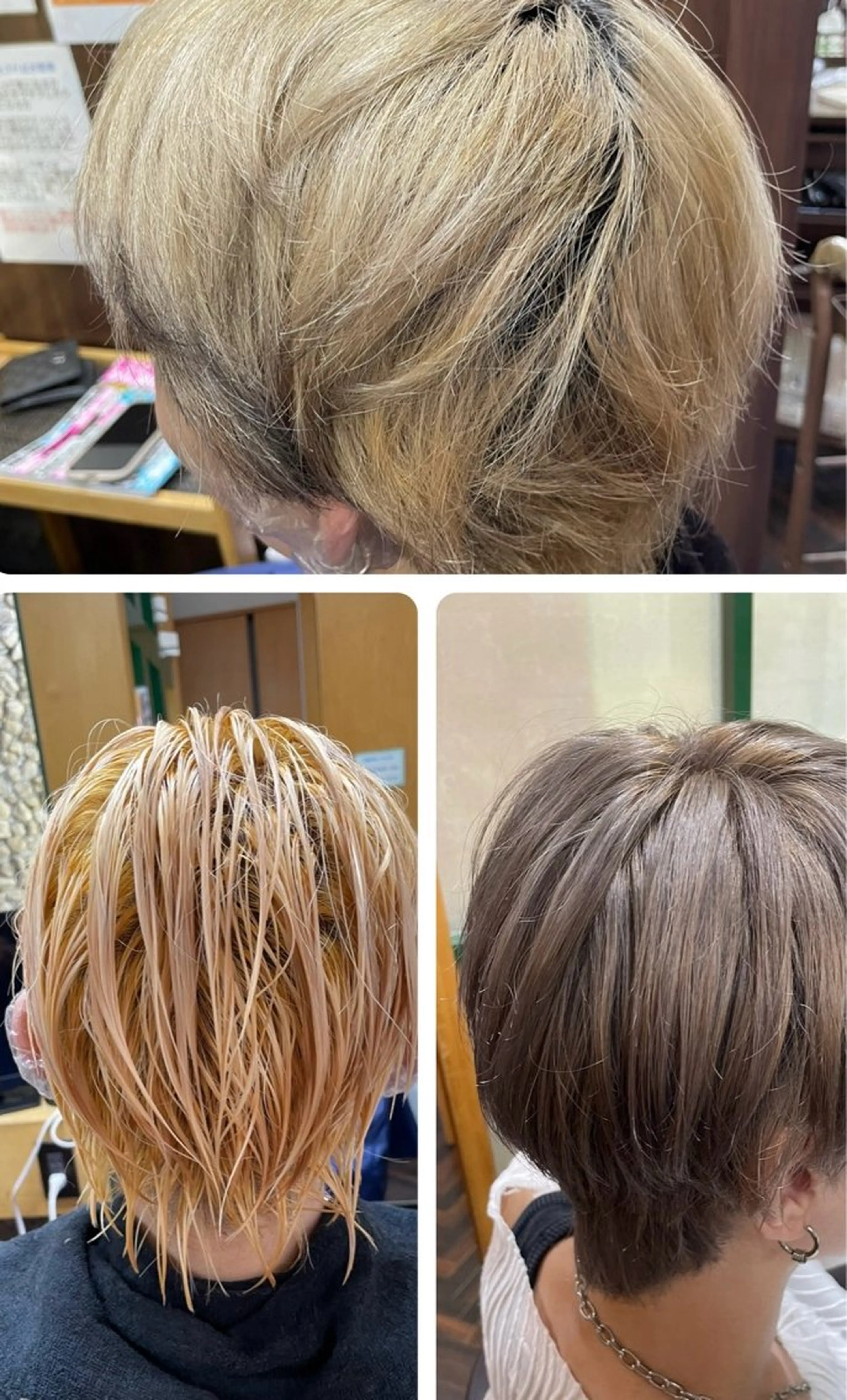カラー メンズ メンズブリーチ ブリーチ katae sayoriのヘアスタイル