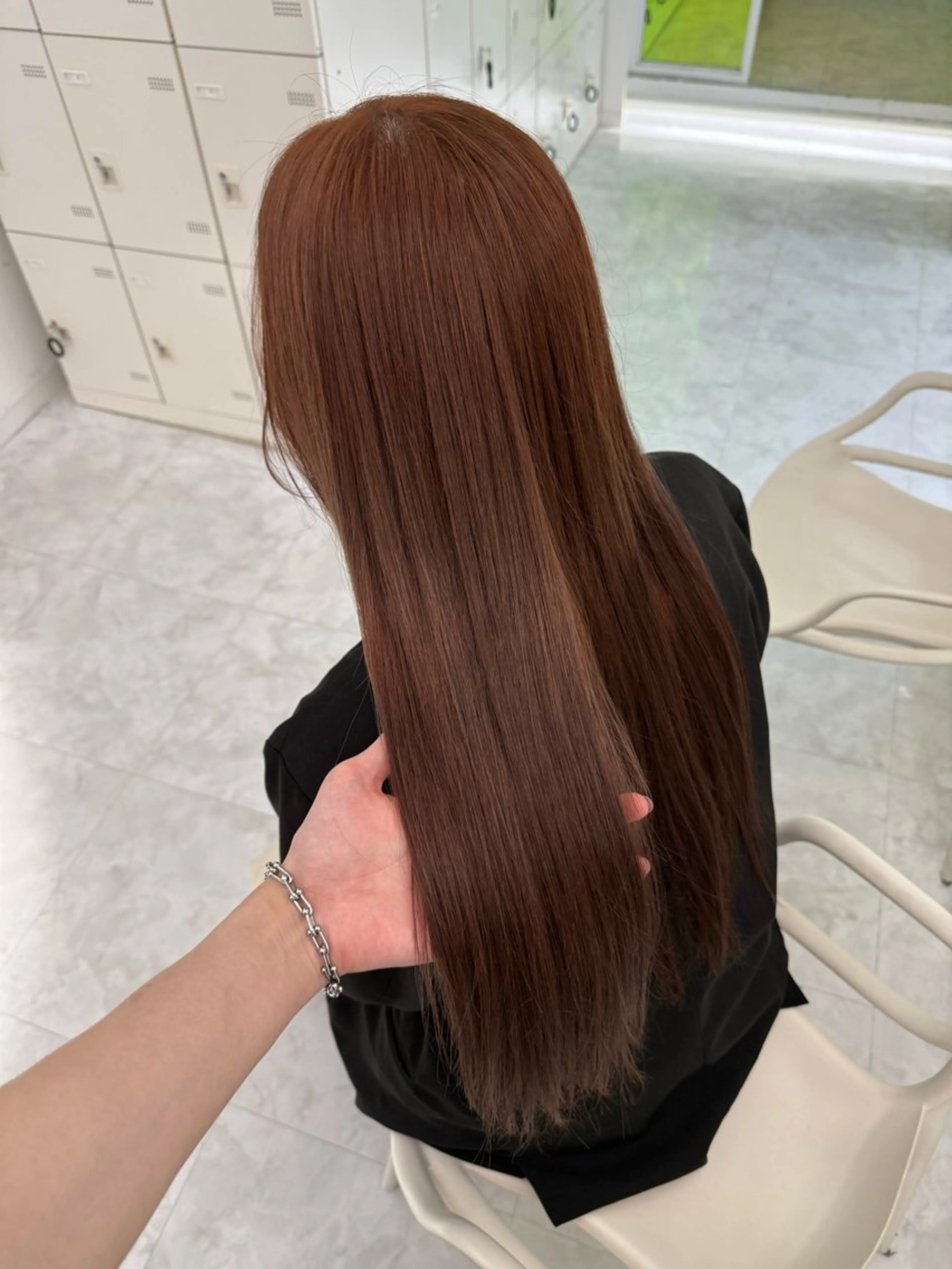 ロング カラー ヘアカラー トリートメント 中韓レイヤー/ ブラウン🤎はやとのヘアスタイル