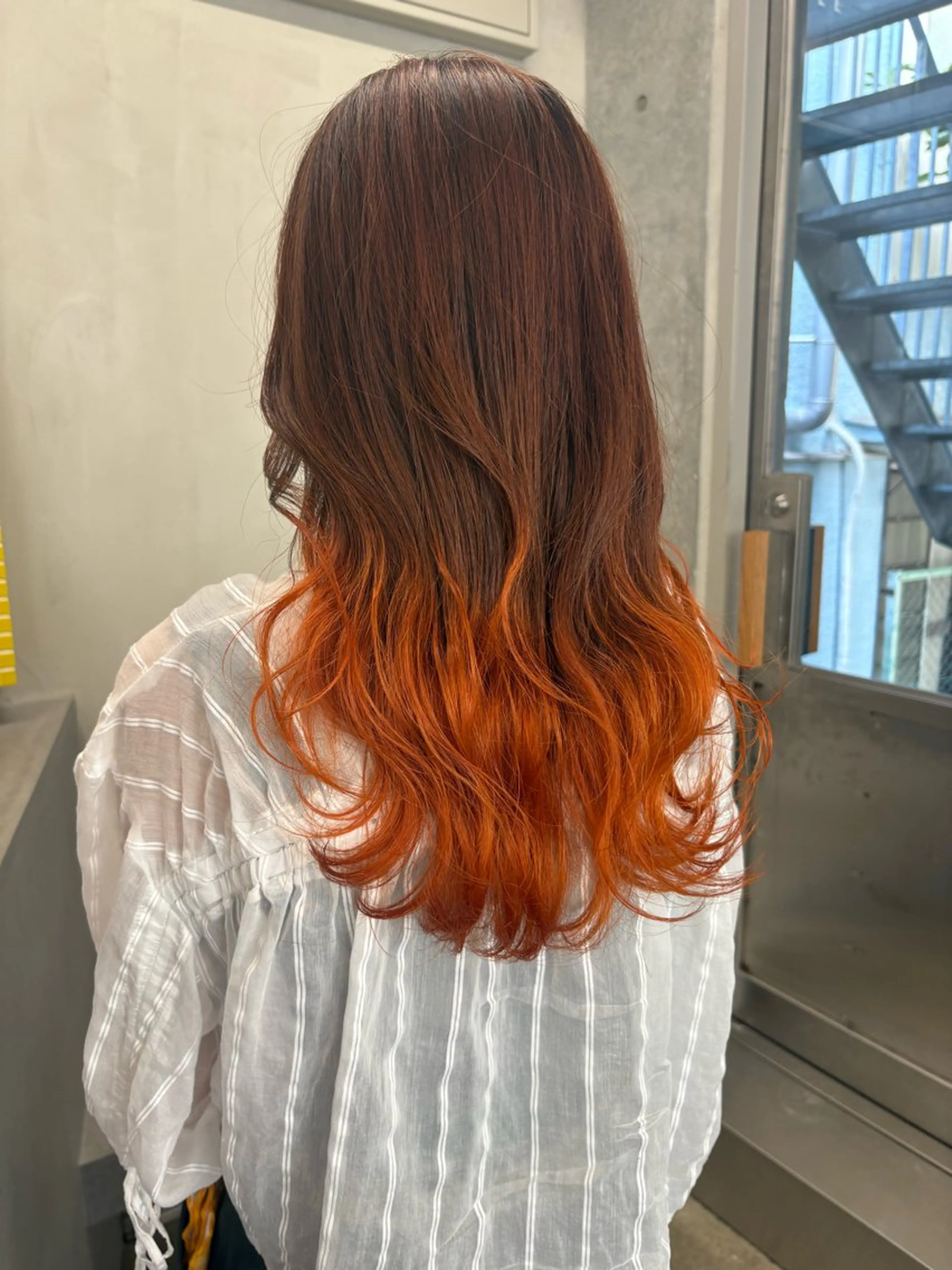 ロング カラー ヘアカラー トリートメント レイヤー/柔色 カラー/SAkiのヘアスタイル