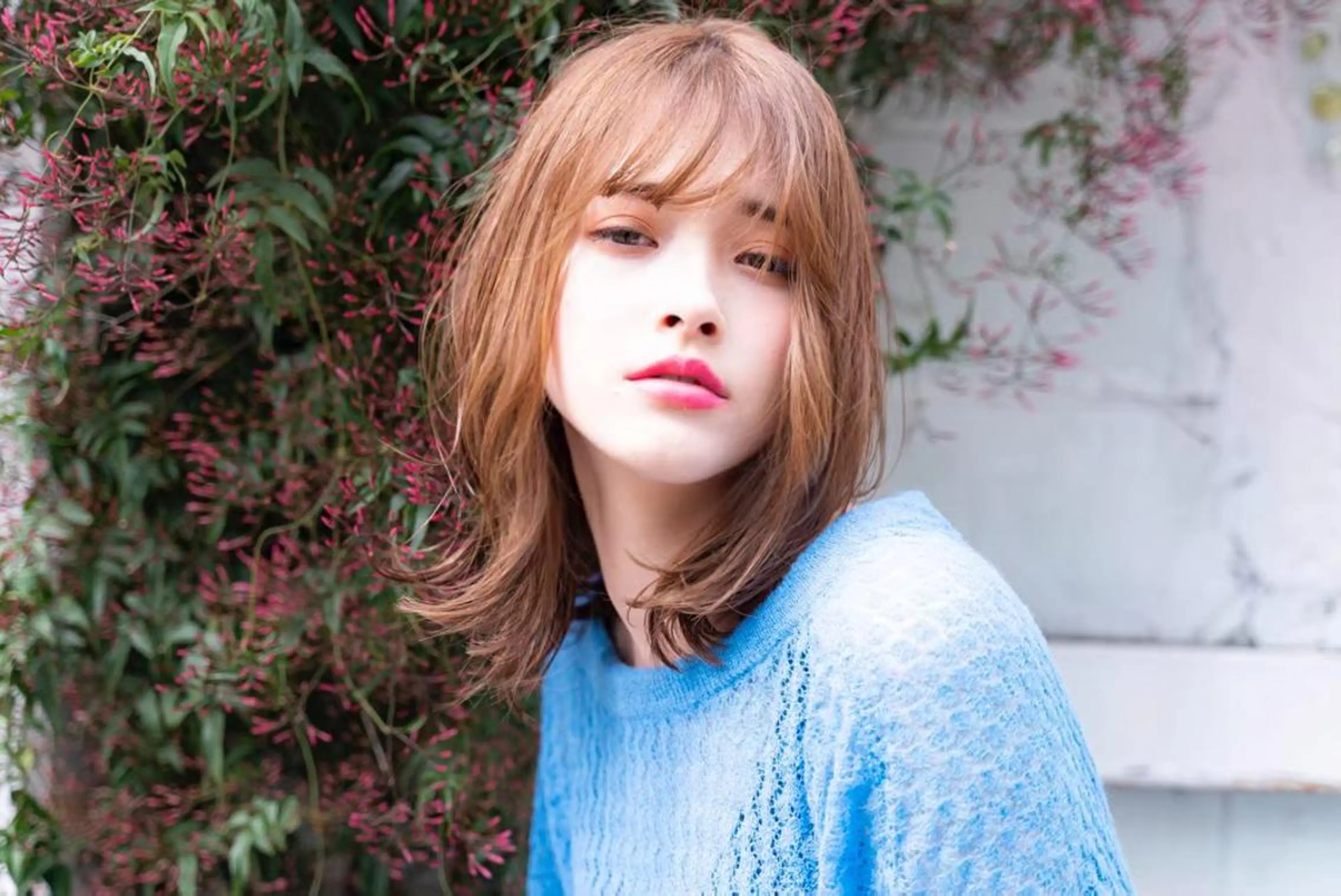 ミディアム ヘアアレンジ 外国人風カラー 金子 廉のヘアスタイル