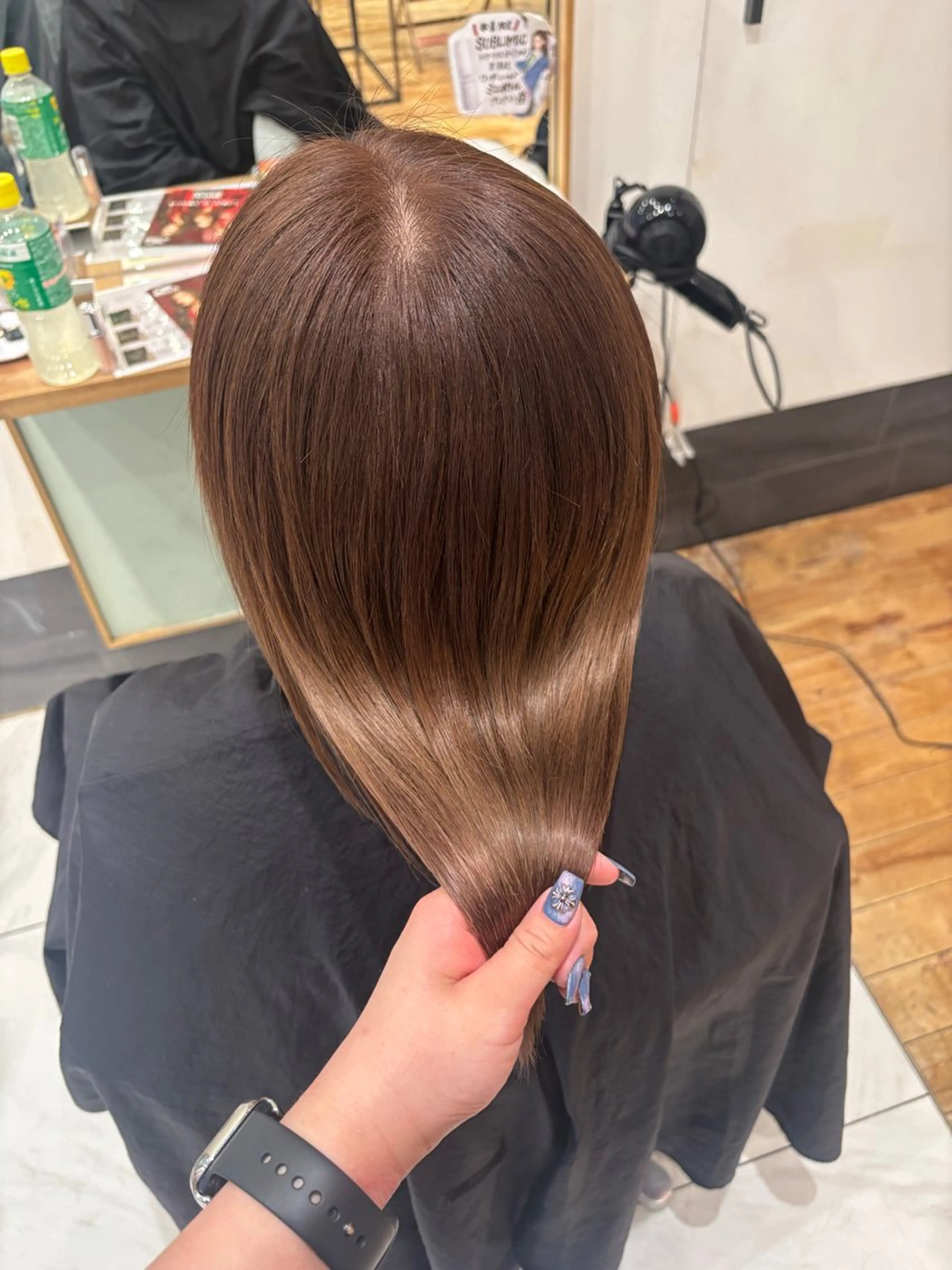 ミディアム ️🩵RINKA/ 艶color🩵のヘアスタイル