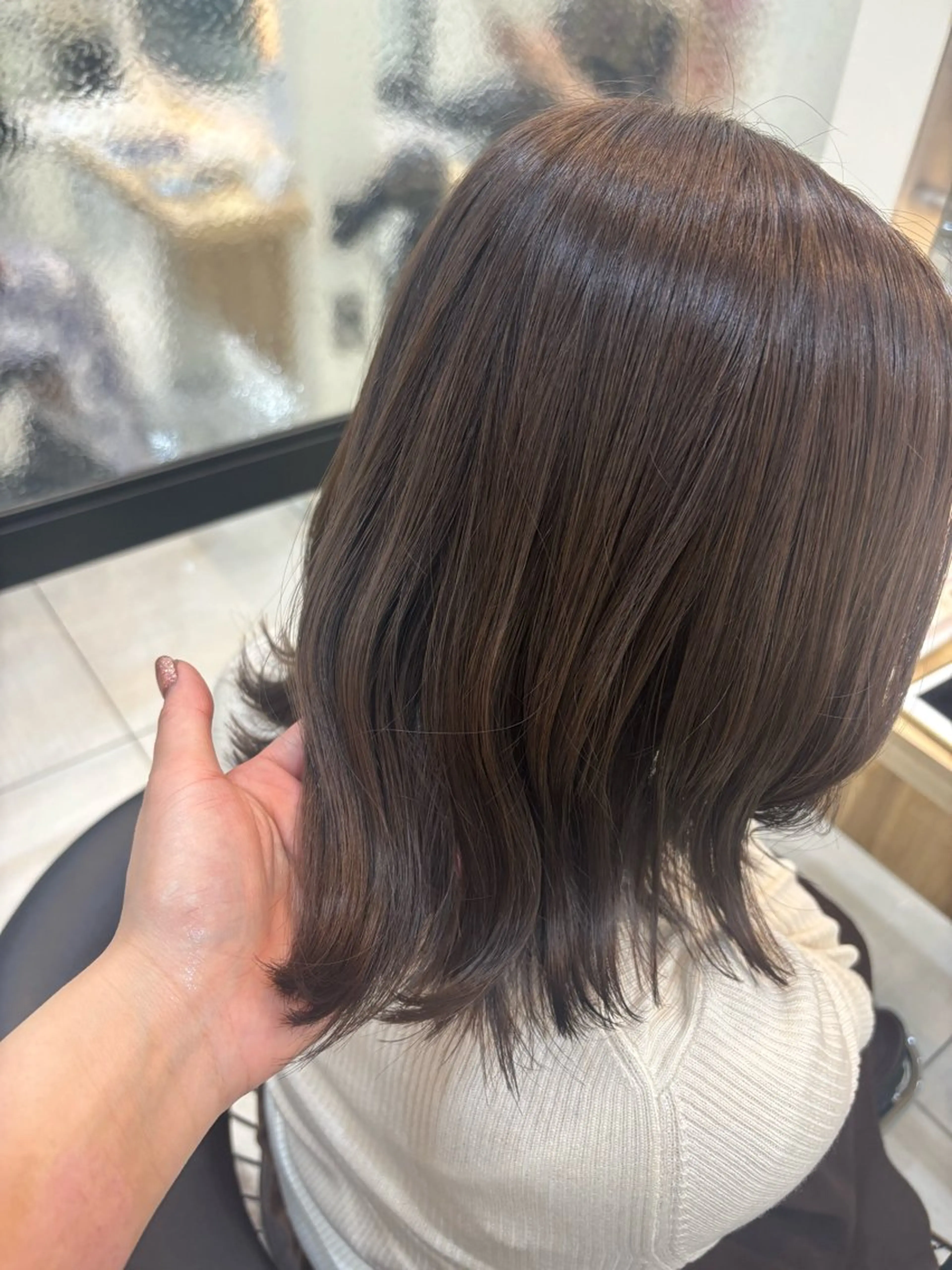ミディアム カラー イルミナカラー トリートメント カット ヘアカラー トリートメント 田野倉NEXT店 美髪ニストのヘアスタイル