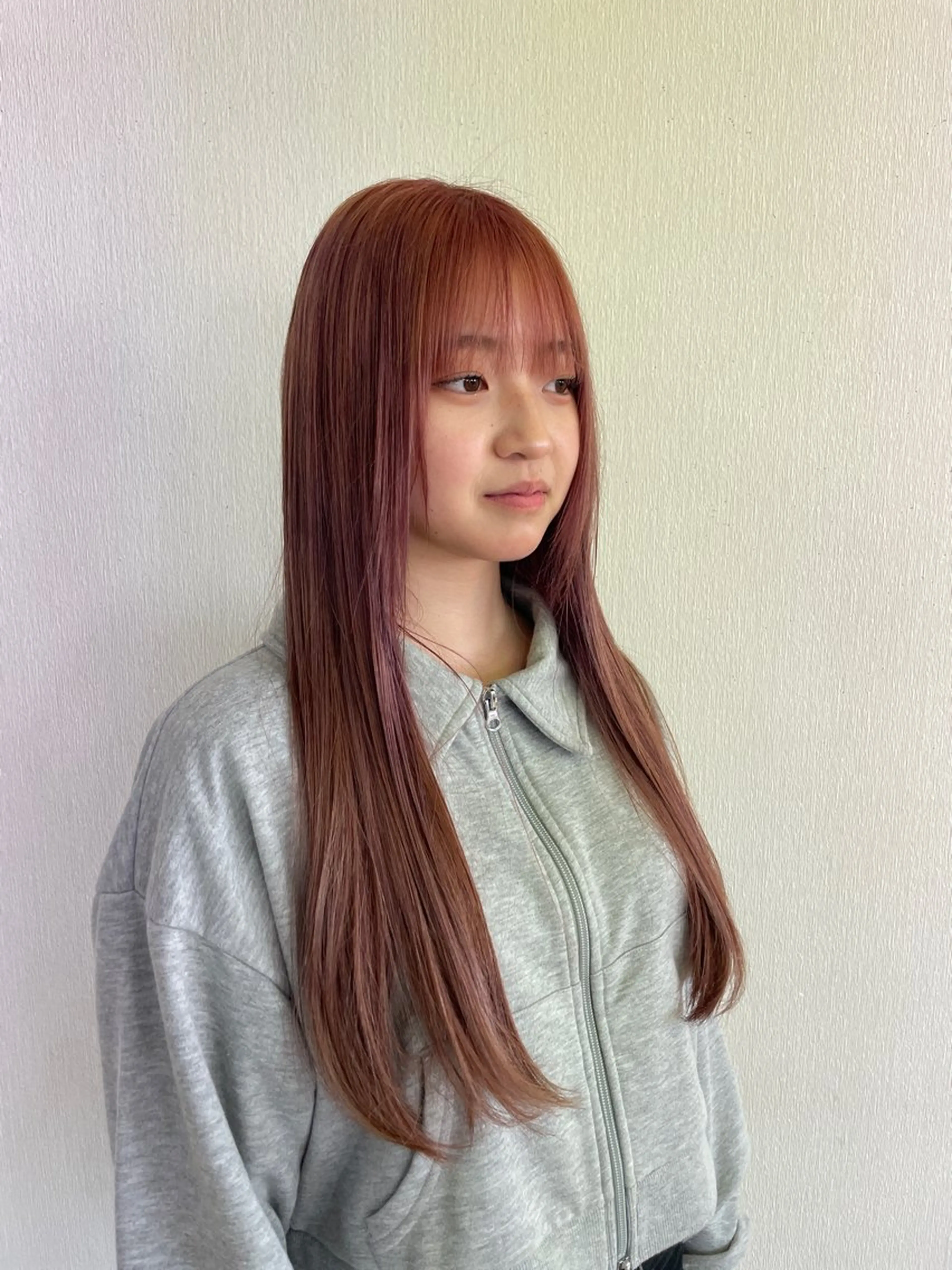 ロング カラー ラベンダーカラー ピンクカラー ピンクラベンダー デート 💖似合わせ💖 / 小川叶華のヘアスタイル