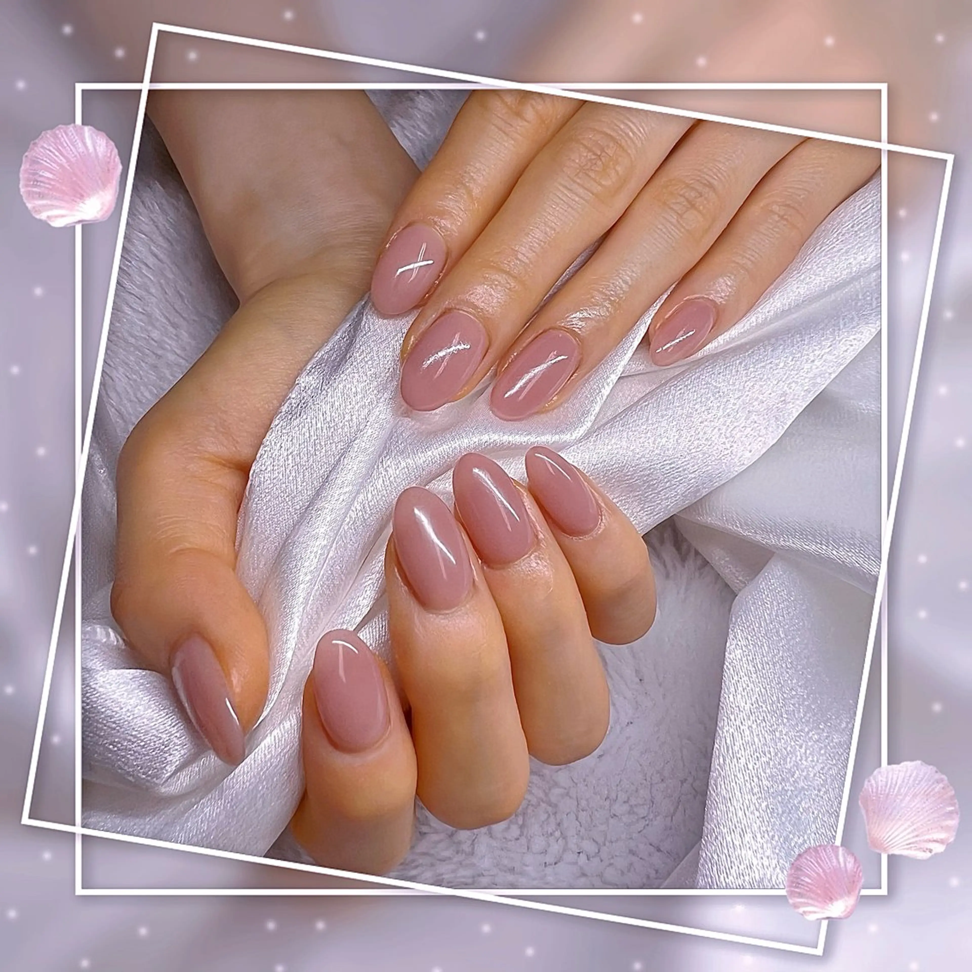 ネイル フレンチネイル グラデーション キラキラネイル 韓国ネイル マグネットネイル Chill Nailsalonのネイルデザイン