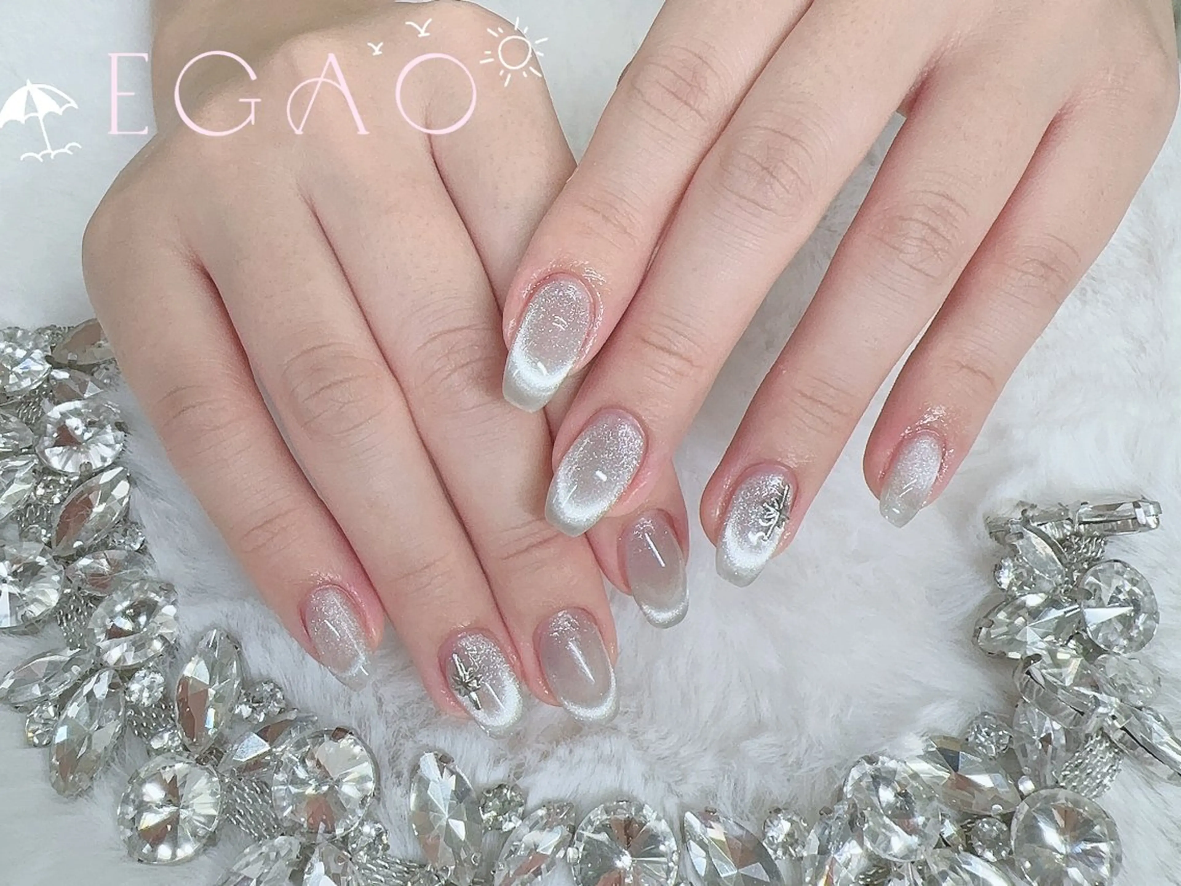 ネイル アートネイル フットネイル フレンチネイル ジェルネイル グラデーション ハンドネイル Egao Nail錦糸町店のネイルデザイン