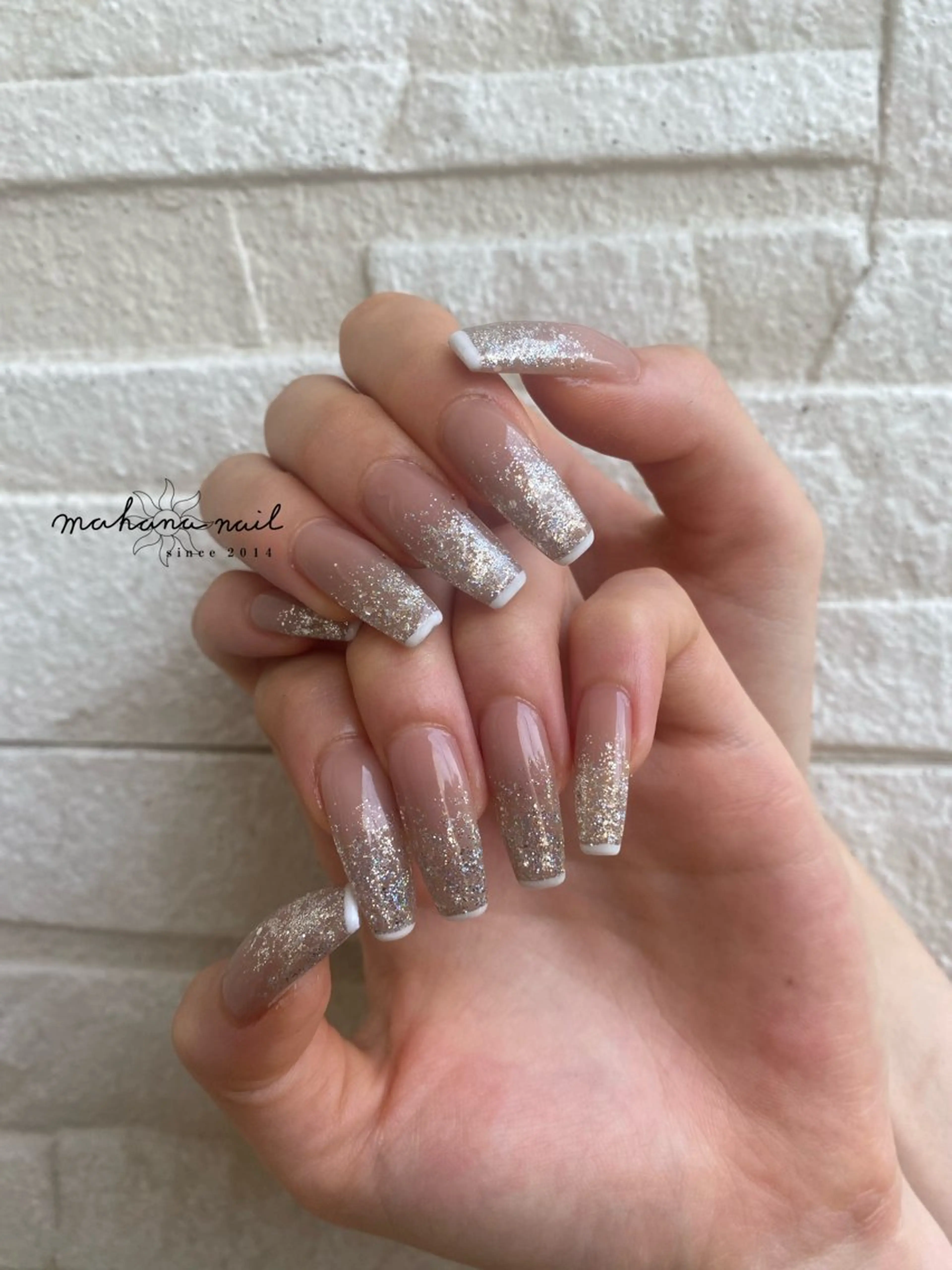 ネイル ロングネイル ハンドネイル mahana nailのネイルデザイン