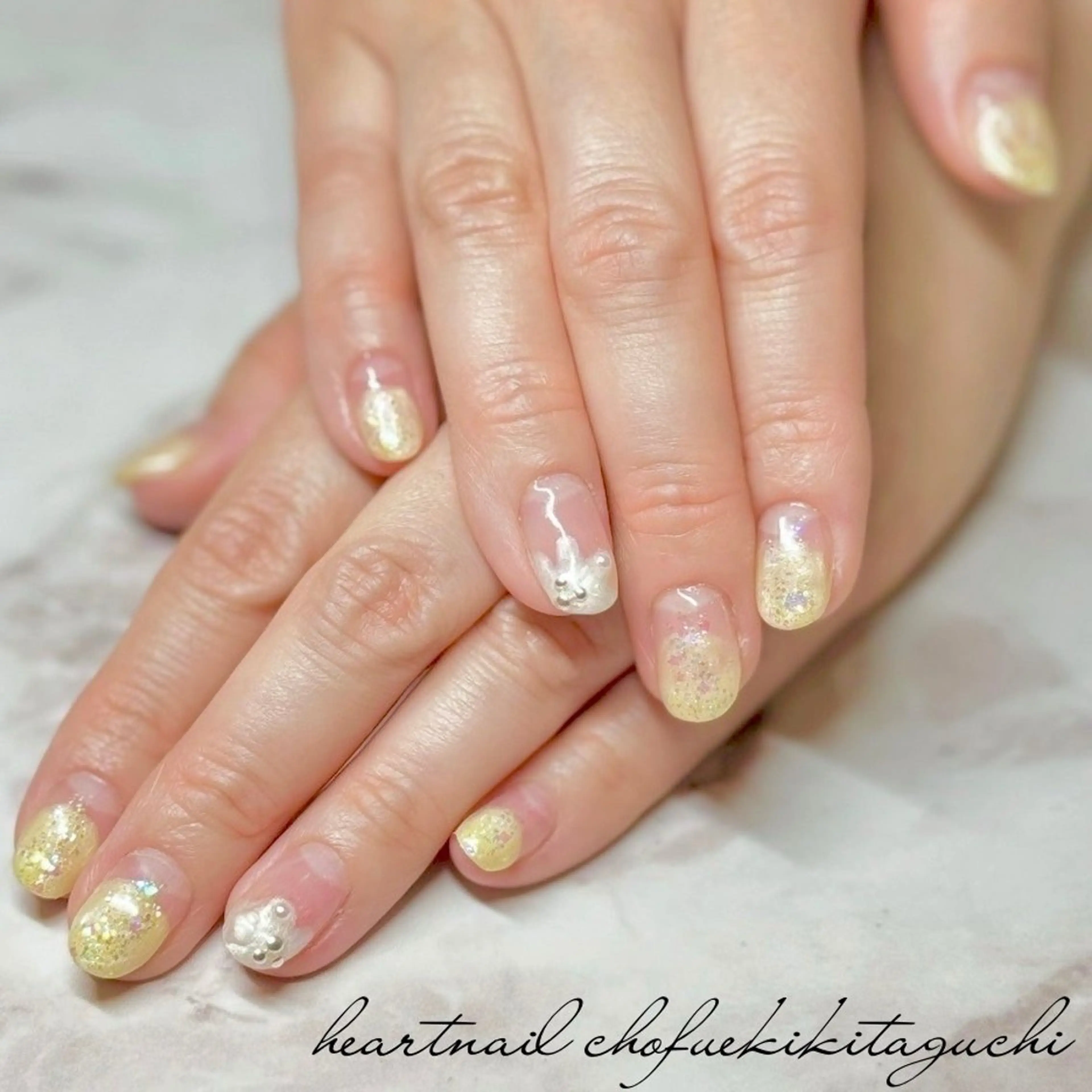 ネイル ハンドネイル 💎Heart Nail💎のネイルデザイン