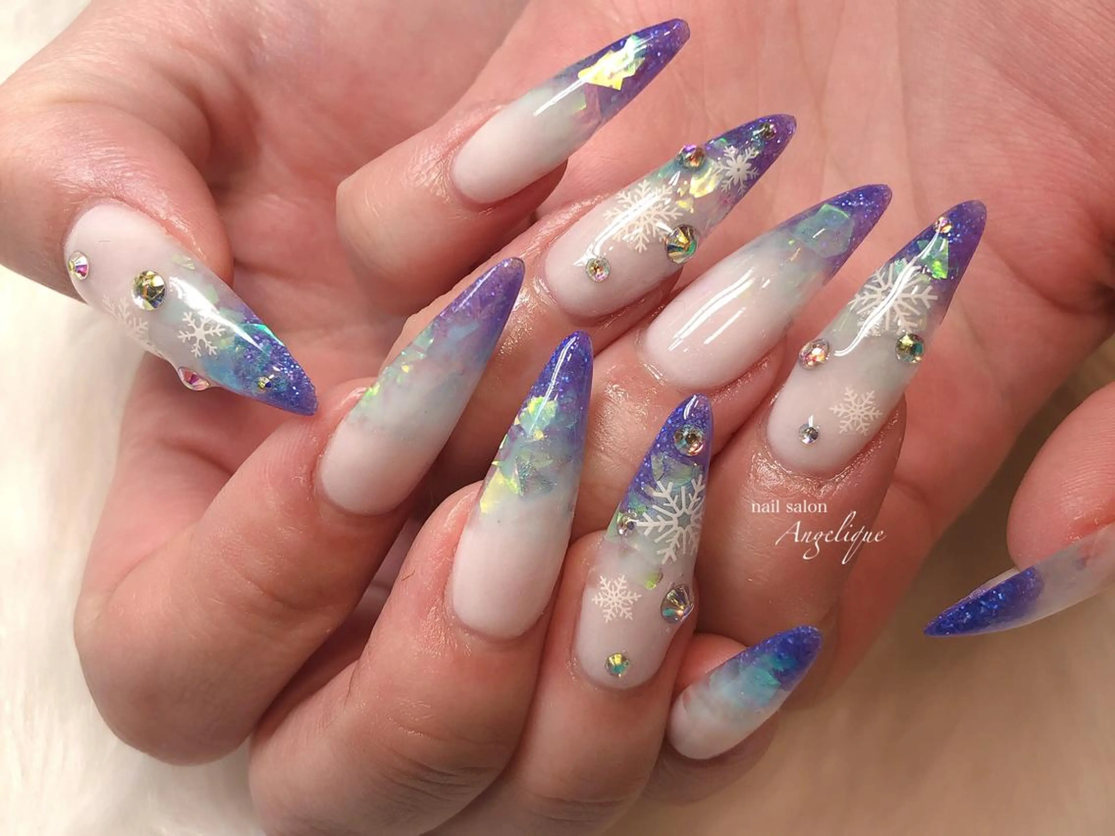 ネイル ロングネイル Nail salon Angeliqueのネイルデザイン