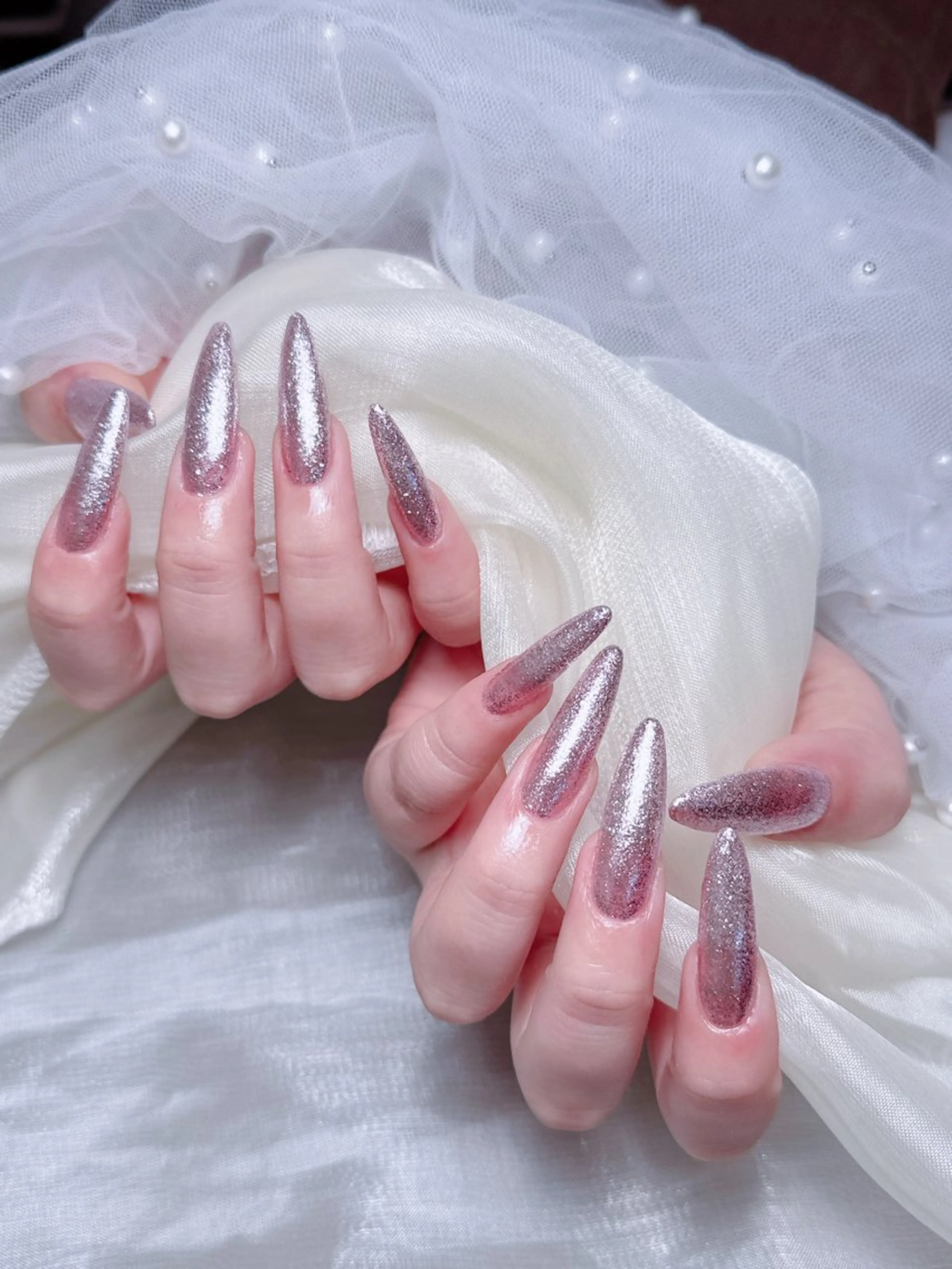 ネイル 🎀も ものネイルデザイン