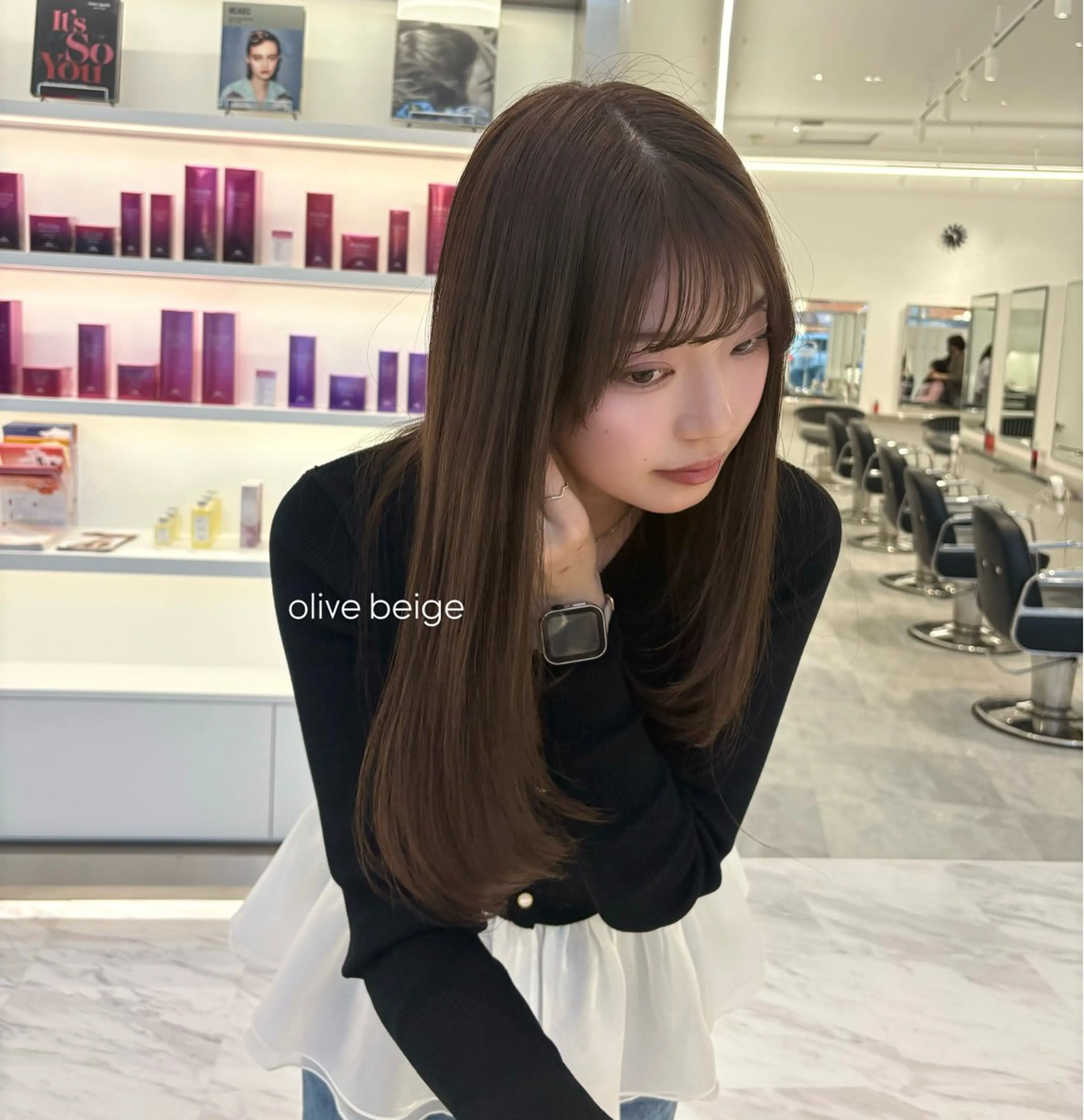 ロング Parve Mix/ 平 奈果🎀のヘアスタイル