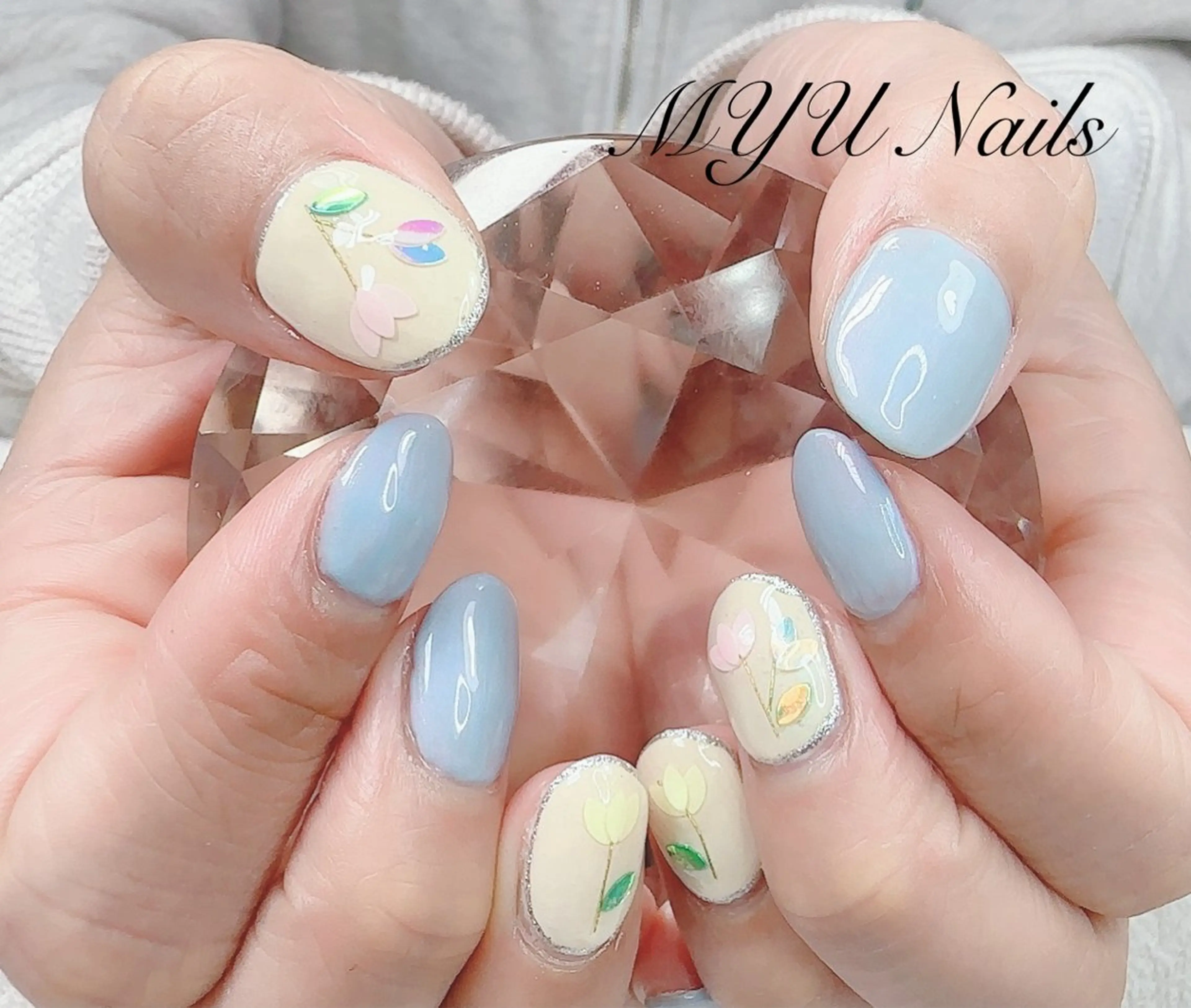 ネイル ジェルネイル 持ち込み パラジェル ハンドネイル MYU Nails所属・ニュアンスネイル🌈 MYU Nailsのネイルデザイン