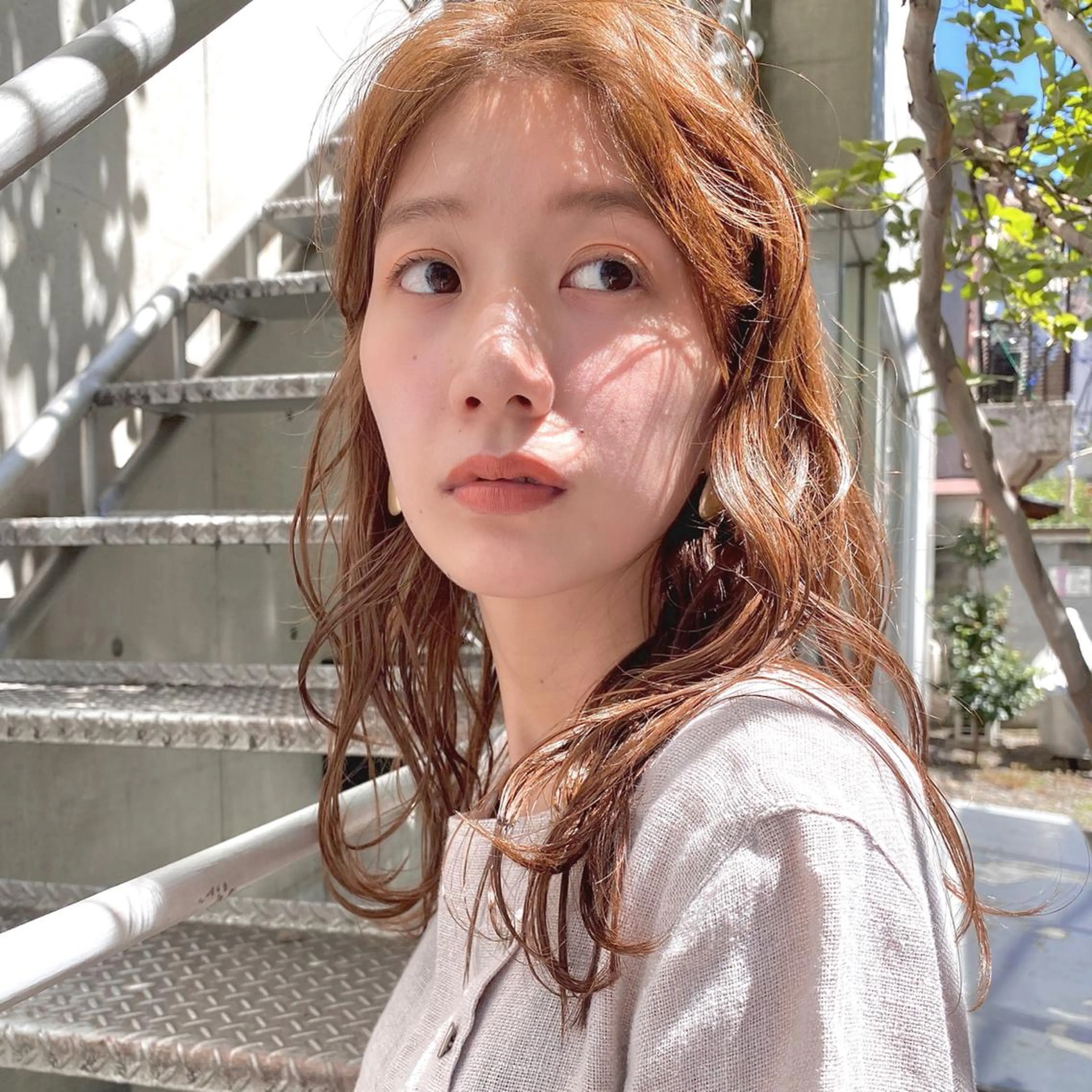 セミロング カラー パーマ ヘアアレンジ カット ヘアカラー トリートメント ヘッドスパ 【ダメージレス施術】 【透明感】北村 拓也のヘアスタイル