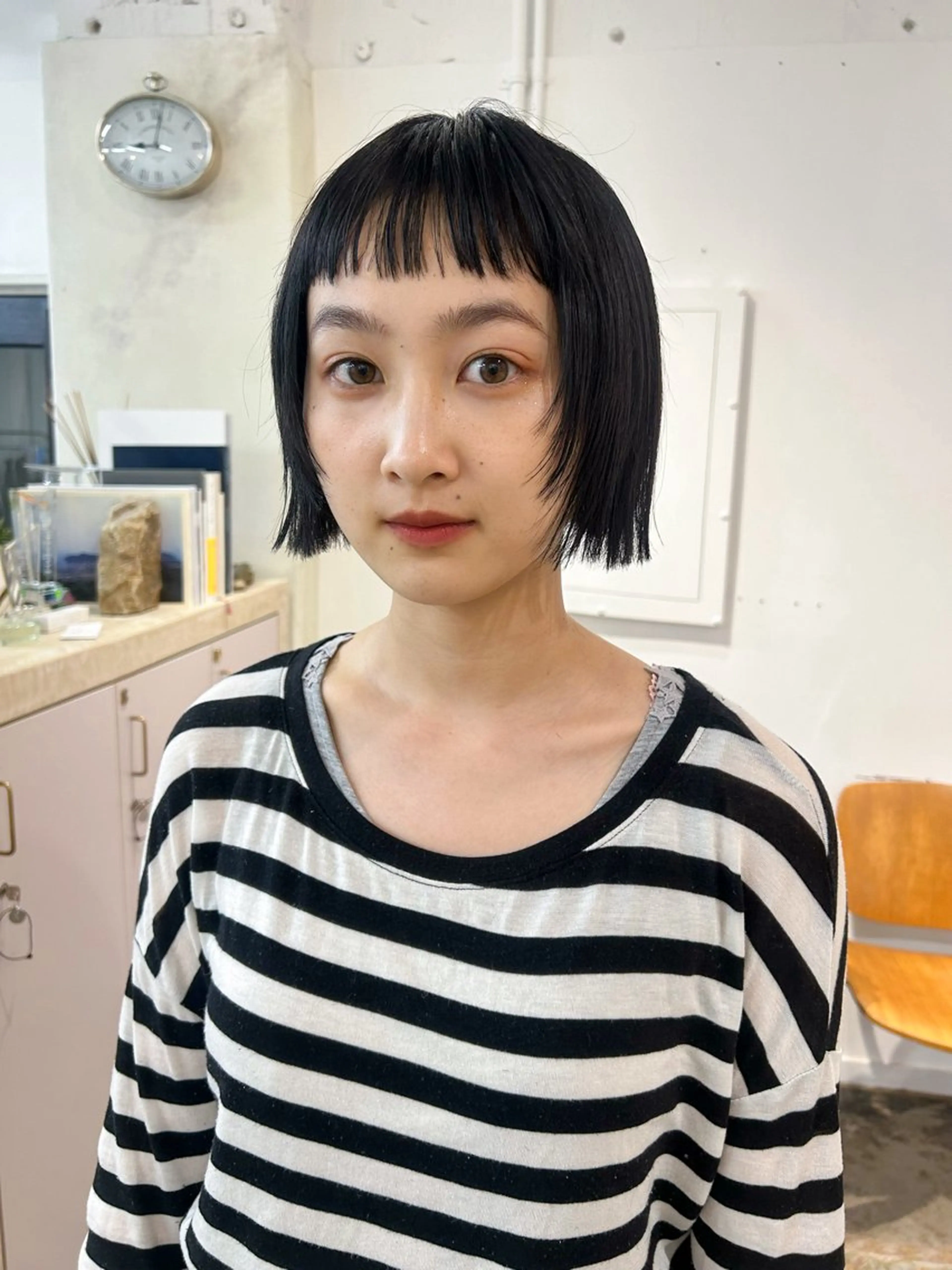 ショート カラー 原 瑞希のヘアスタイル