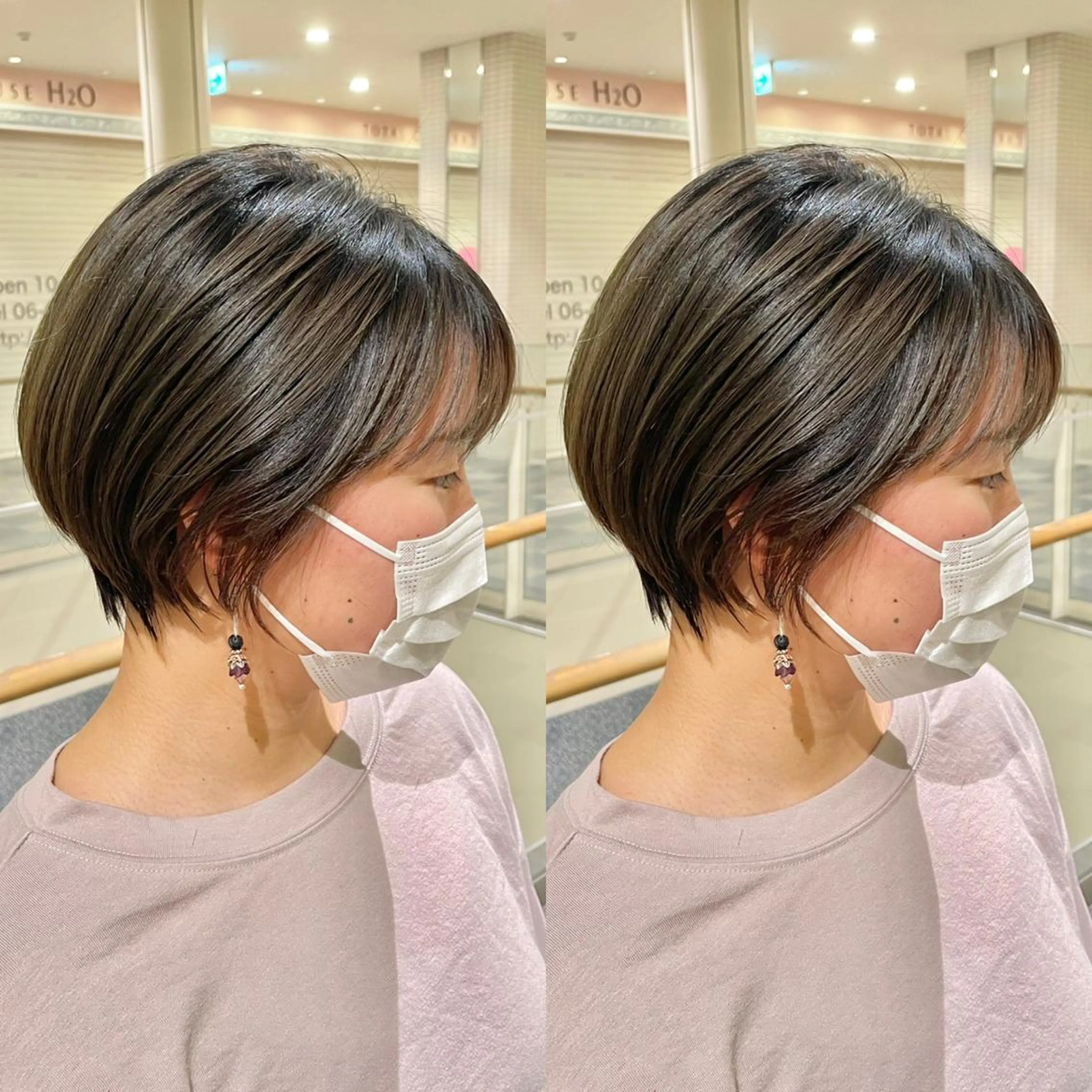 ショート カット トリートメント ヘッドスパ 【ショートヘア】 岡　那輝のヘアスタイル