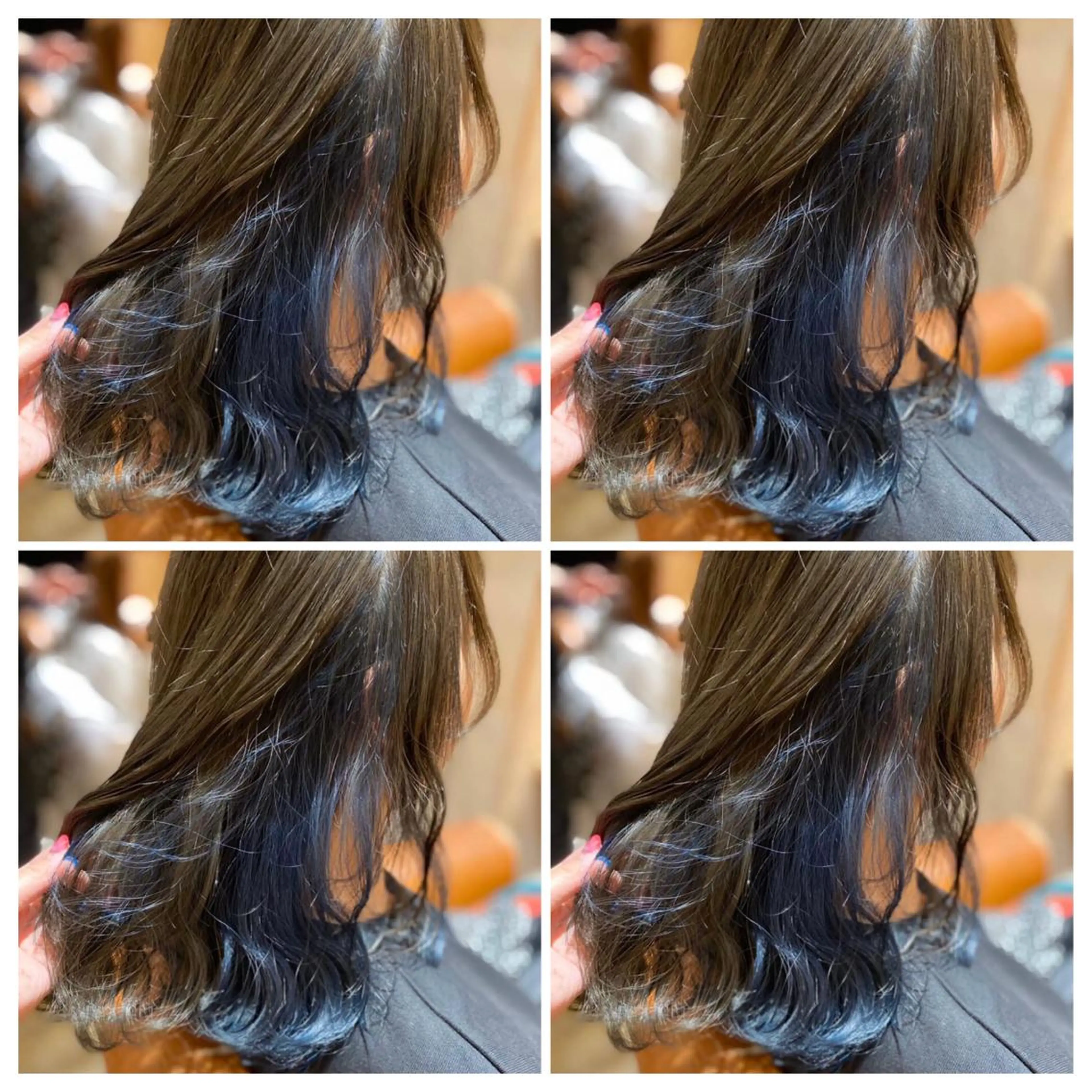 💎インナーカラー「ケアブリーチ」＋カット＋3step Aujua超音波アイロントリートメントの写真