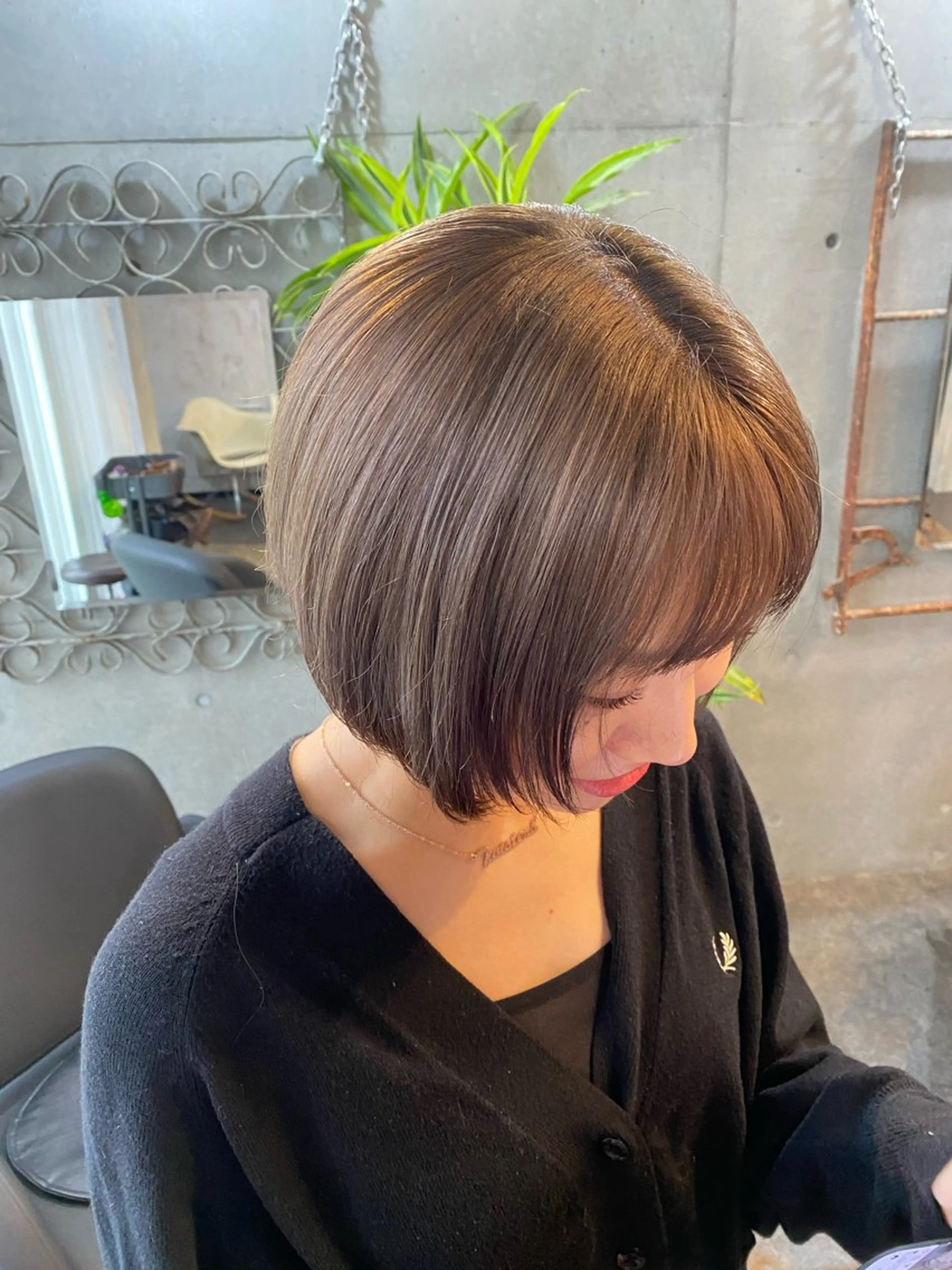 ショート カラー カット ヘアカラー トリートメント モリモト サナのヘアスタイル