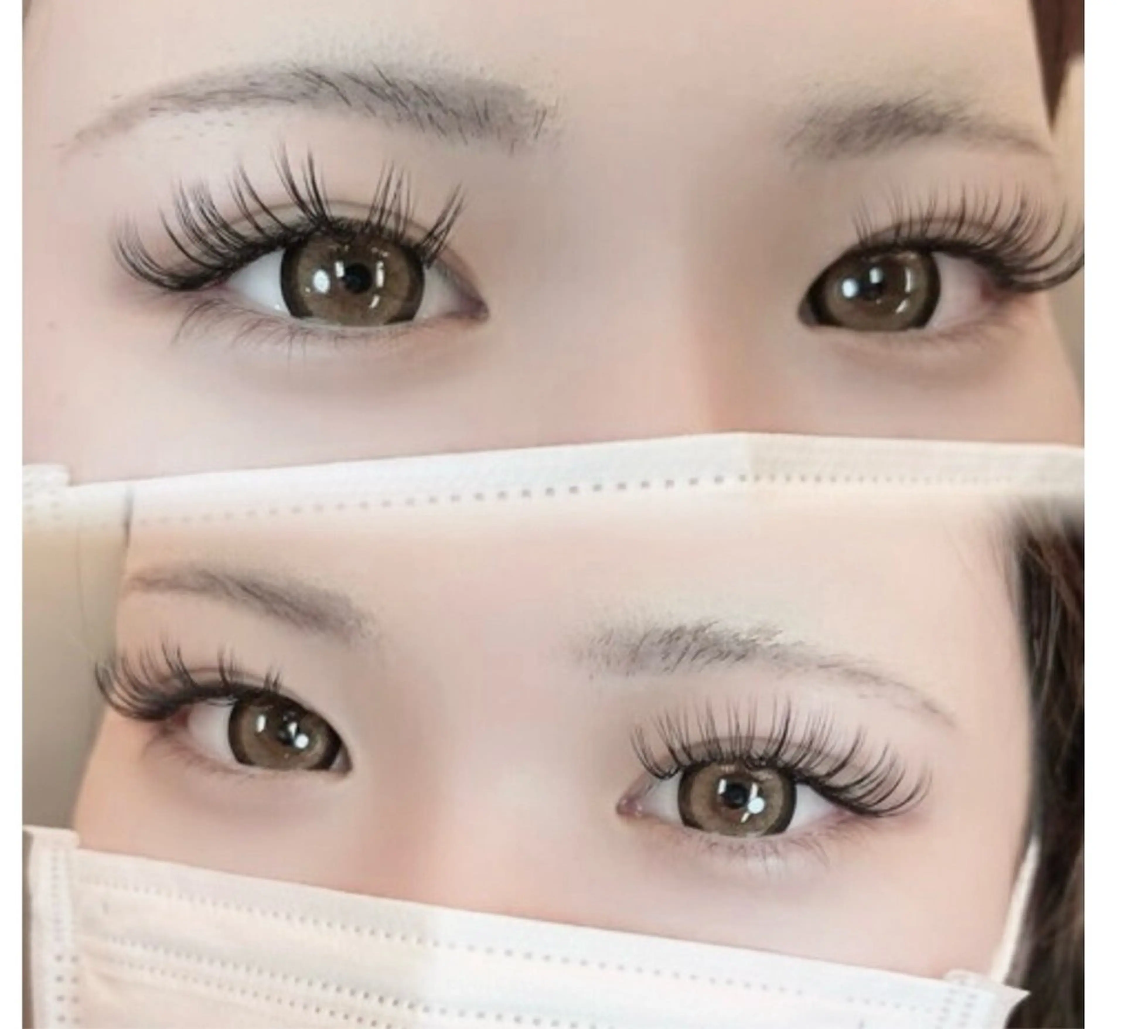 マツエク×パーマ(&Healthy)根本から上がるエクステ🤍フラット120本+アイシャンプー🫧オフ代別途の写真