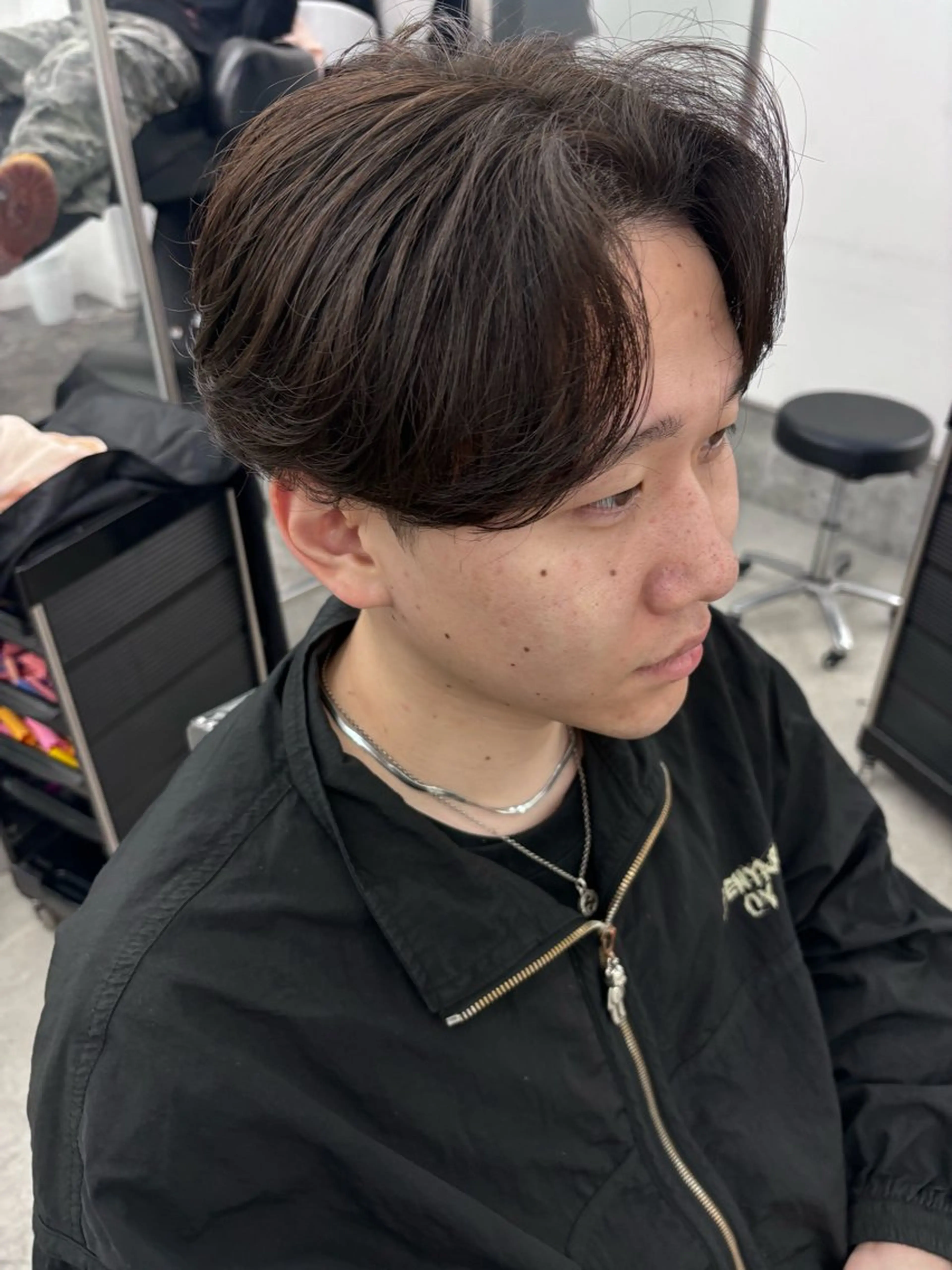 メンズ カット 縮毛矯正 土岐 仁/メンズ専門 パーマ特化美容師🌀のヘアスタイル