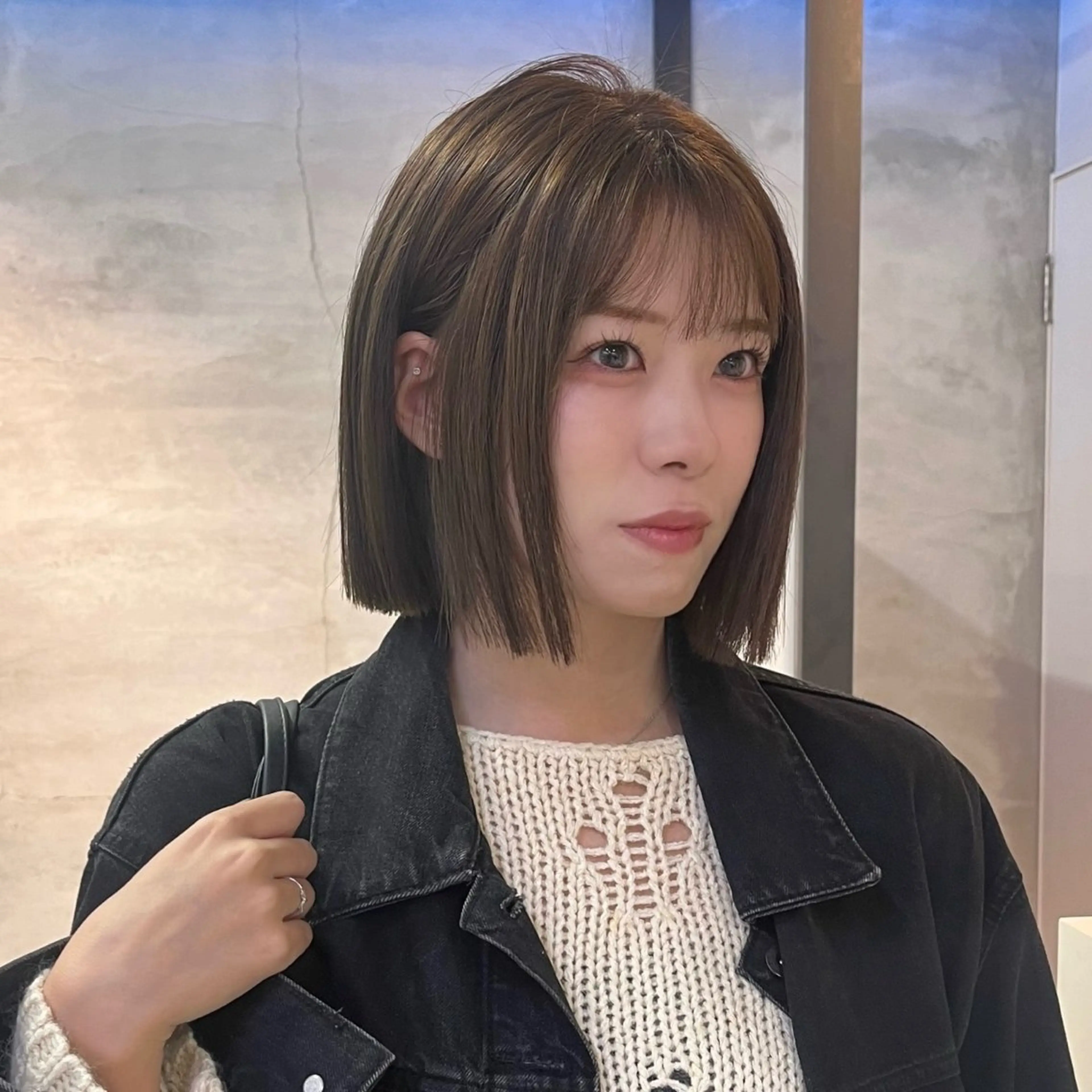 ミディアム カット ELIN hair.所属・ELIN hair Nanamiのヘアスタイル