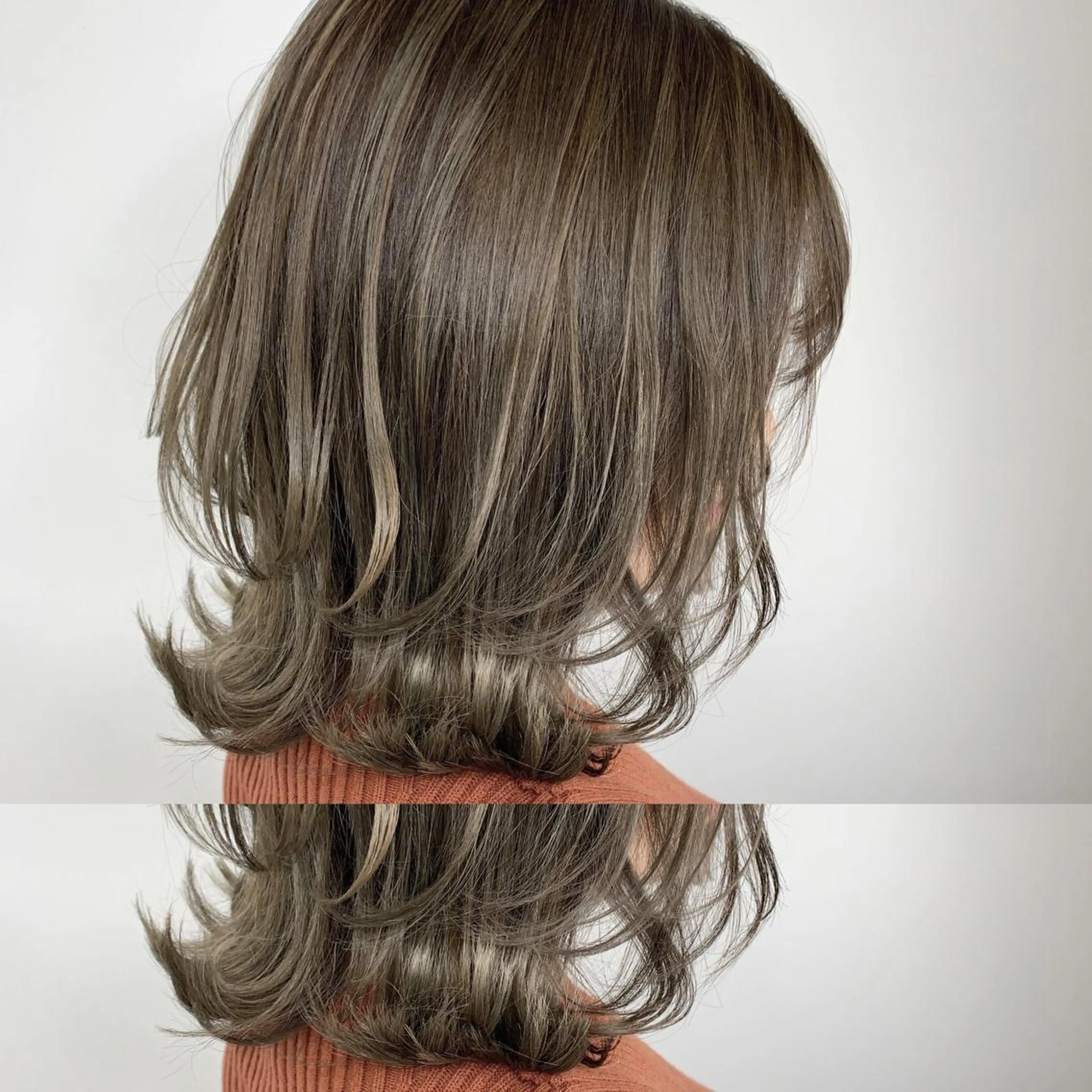 ミディアム カット ヘアカラー _WHITE京橋店所属・【White京橋】 岸　拓斗のヘアスタイル