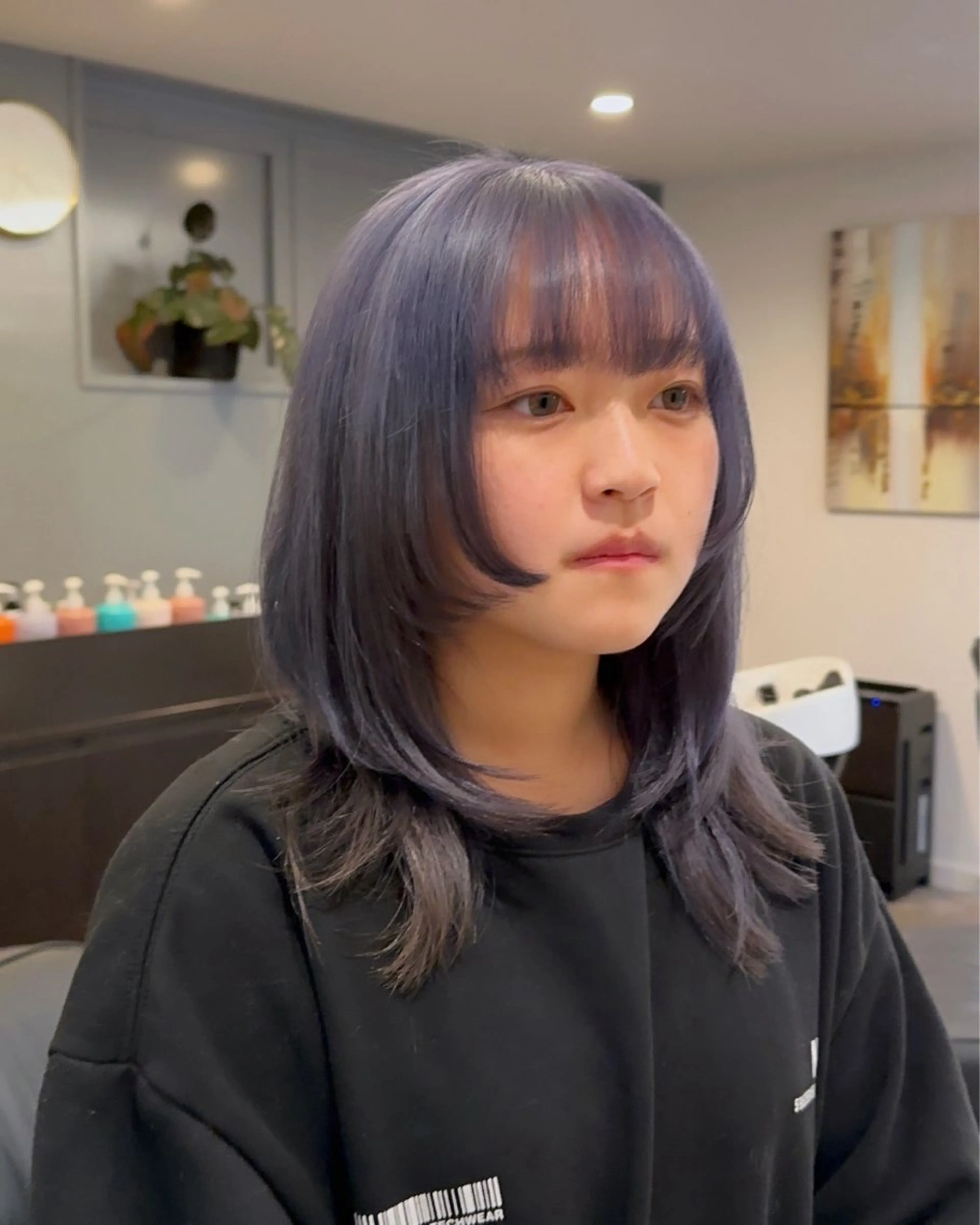 セミロング セミロングレイヤー 顔まわりレイヤー 顔周りカット レイヤーカット ウルフカット ショート/レイヤー/ ボブ/安本和史のヘアスタイル