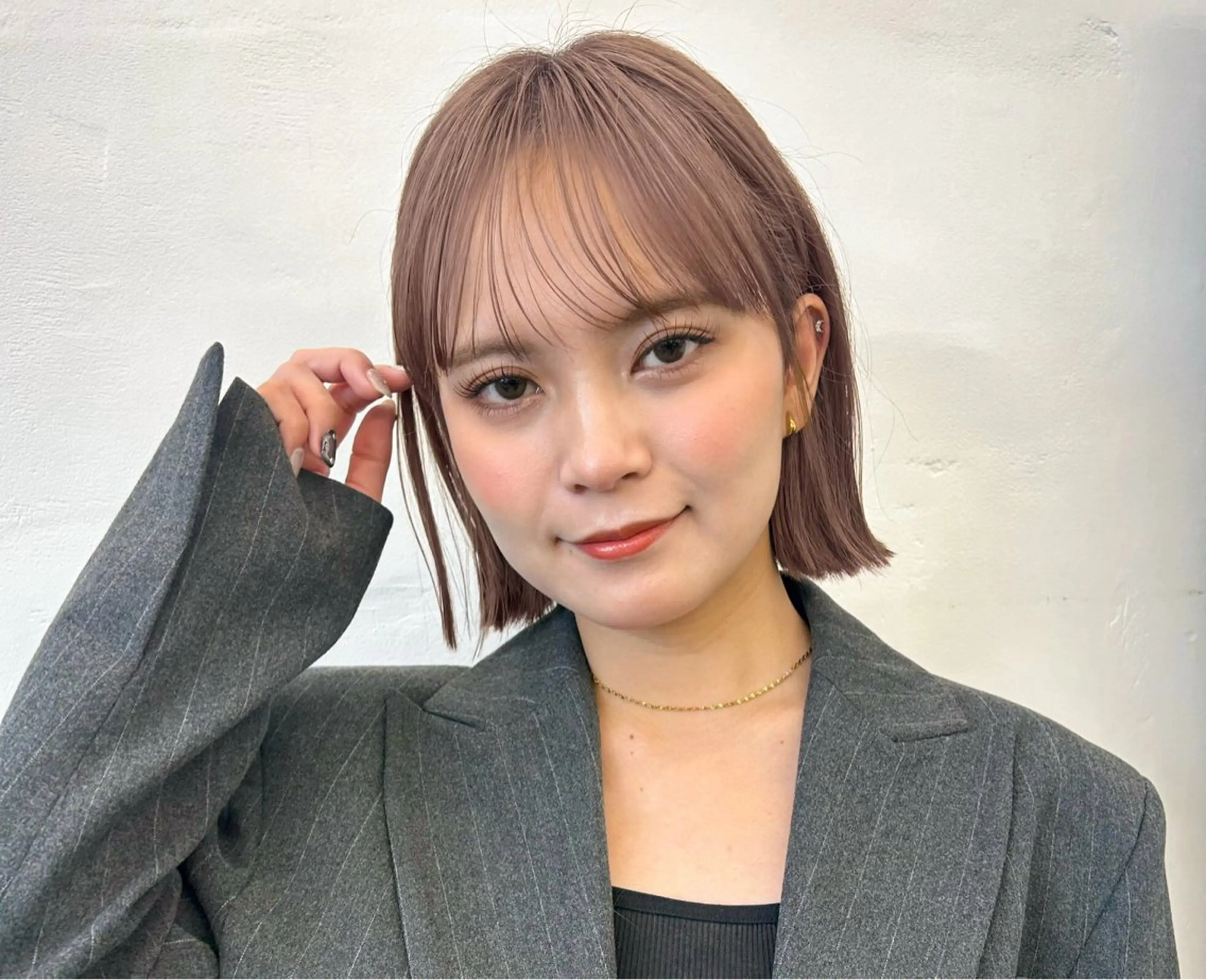 ミディアム ヘアカラー トリートメント 🐢ダブルカラー🐢 透明感/このかのヘアスタイル