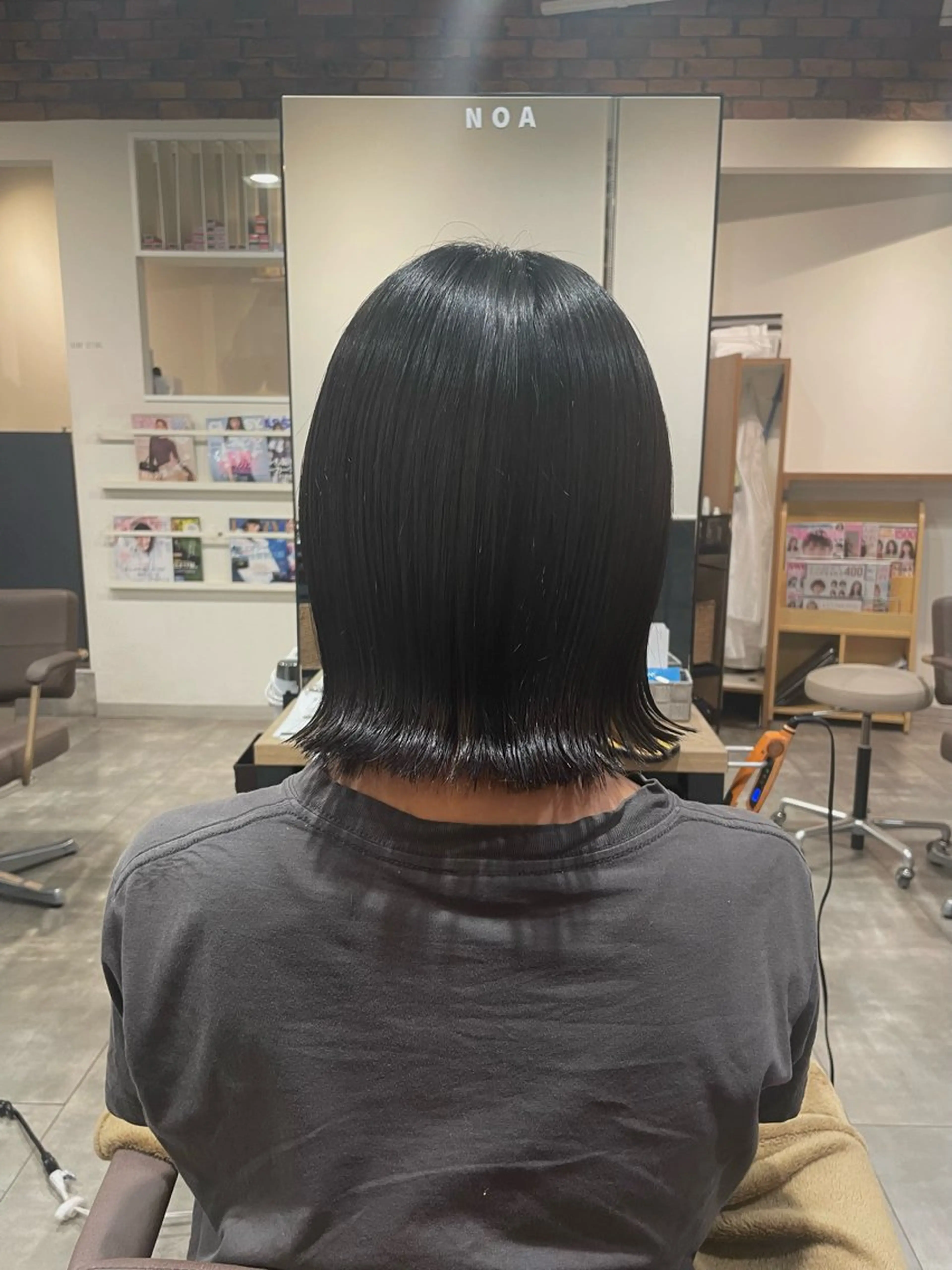 ミディアム ボブ 外ハネヘア 髪質改善/レイヤー /ボブ/中村莞太朗のヘアスタイル