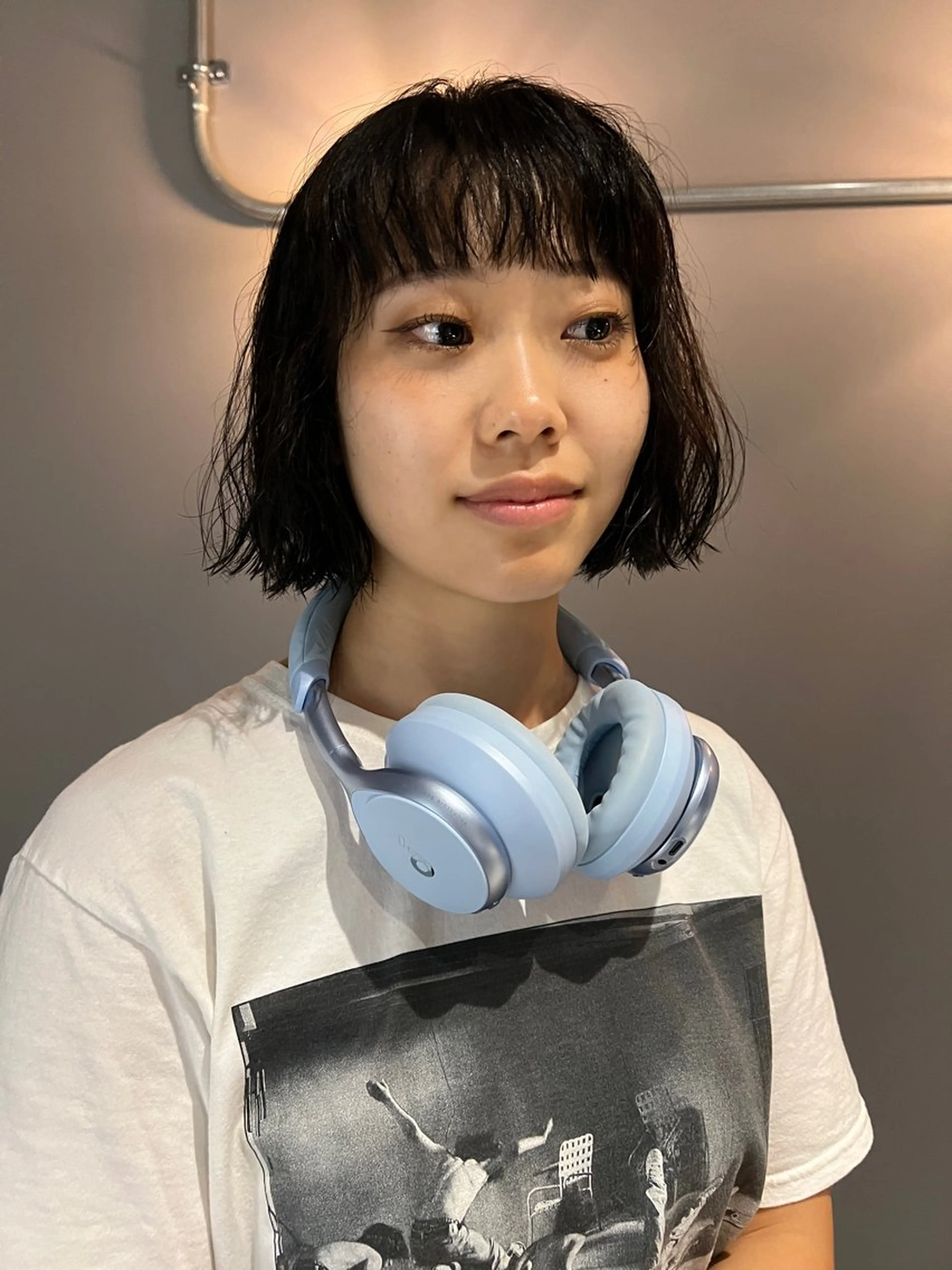 ショート カラー パーマ 透明感カラー SALOWIN熊本 yuseiのヘアスタイル