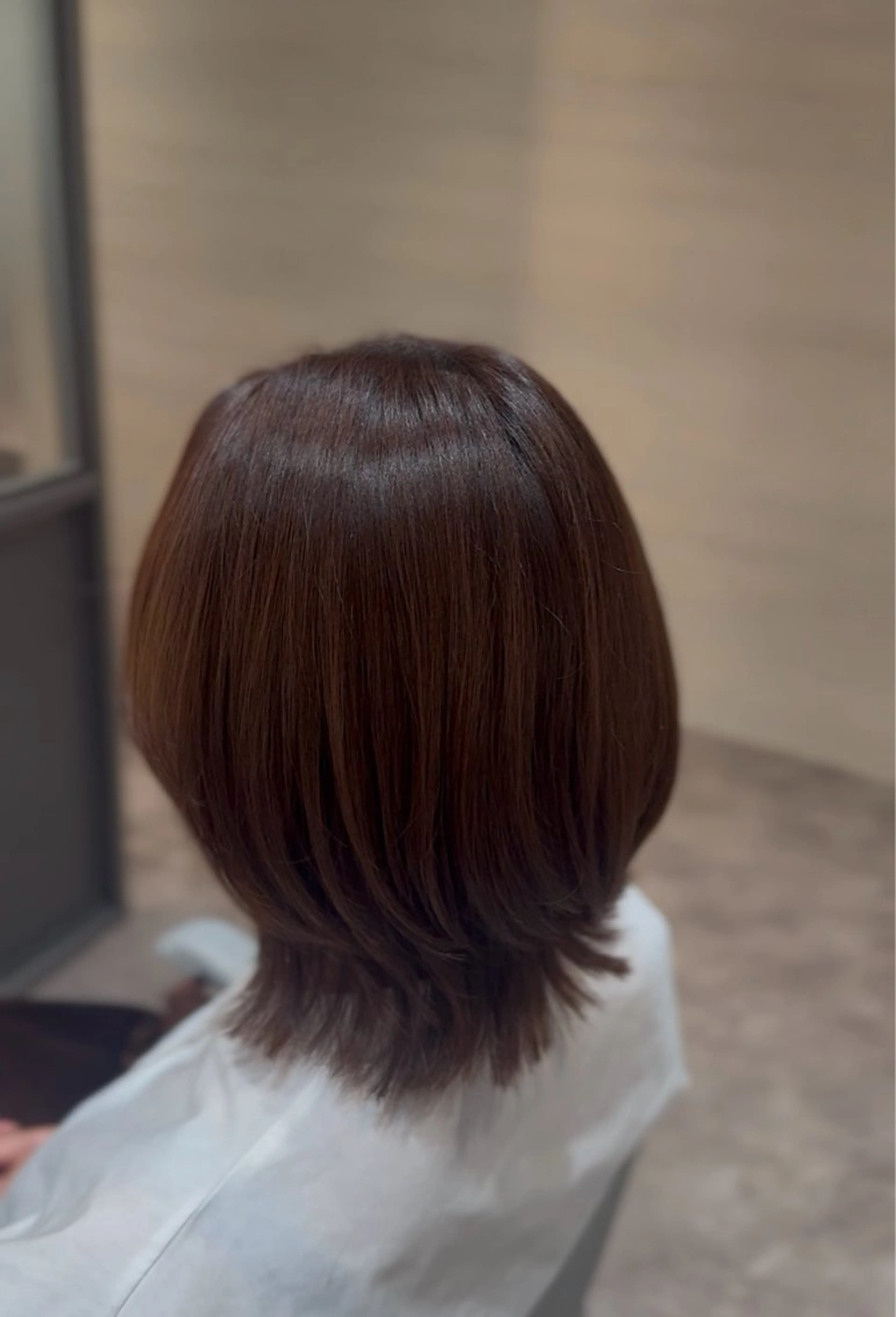 ショート ボブレイヤー ボブ レイヤーカット カット 上野 日菜莉のヘアスタイル
